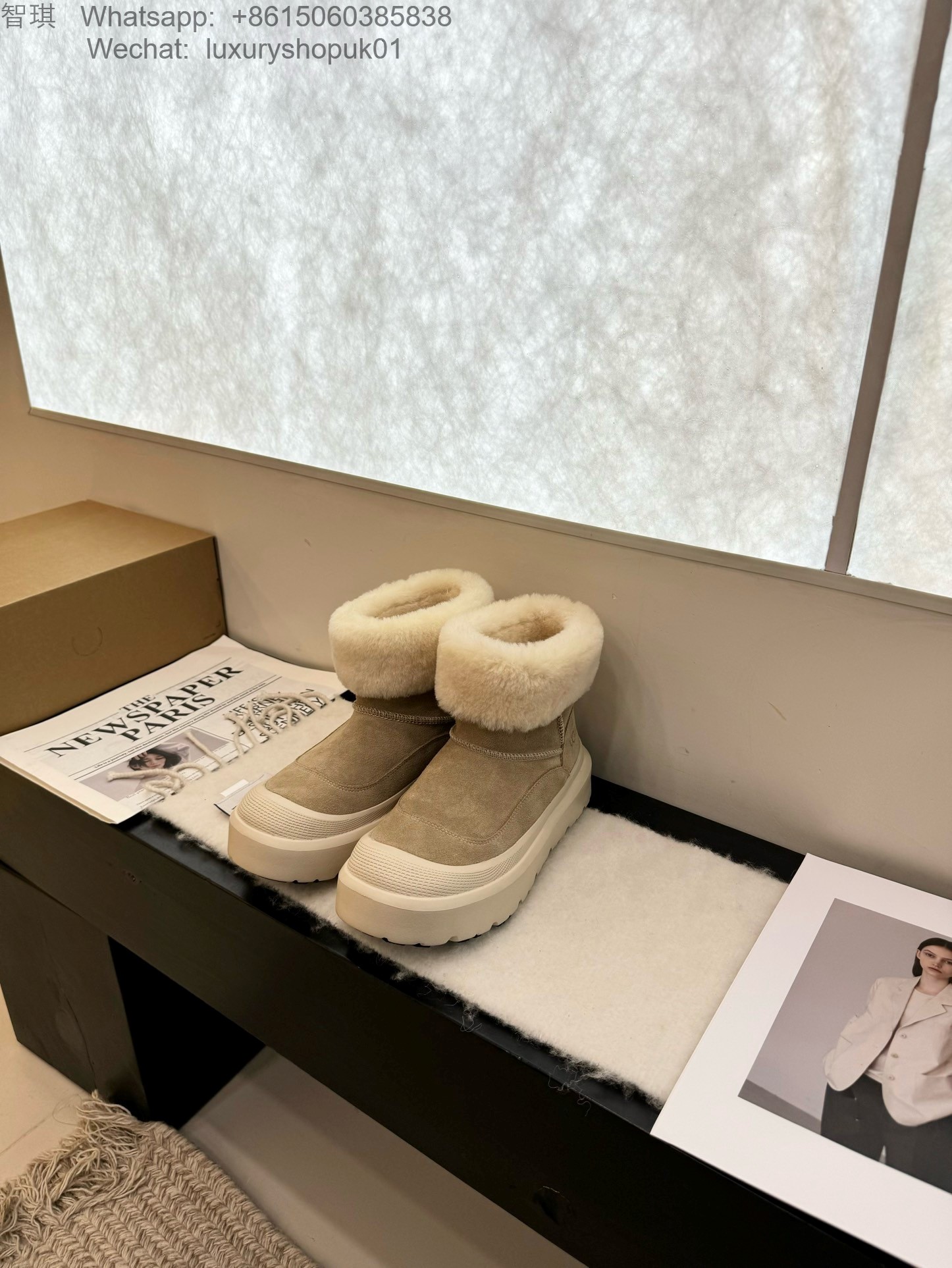 Women UGG Fur Boot Snow Shoes