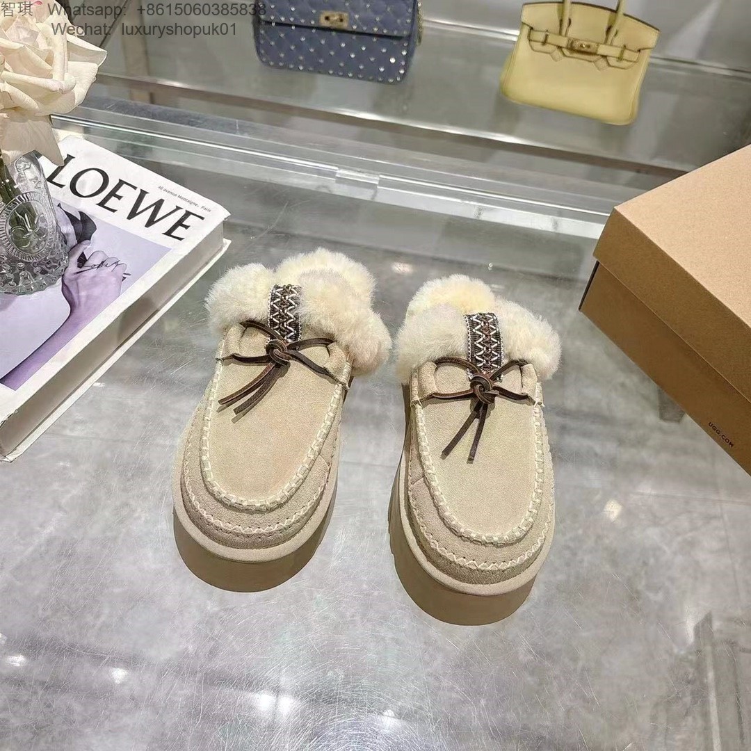 Women UGG Fur Slipper Shoes