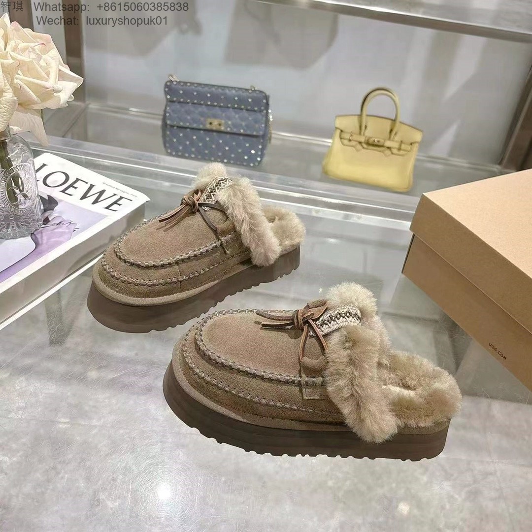 Women UGG Fur Slipper Shoes