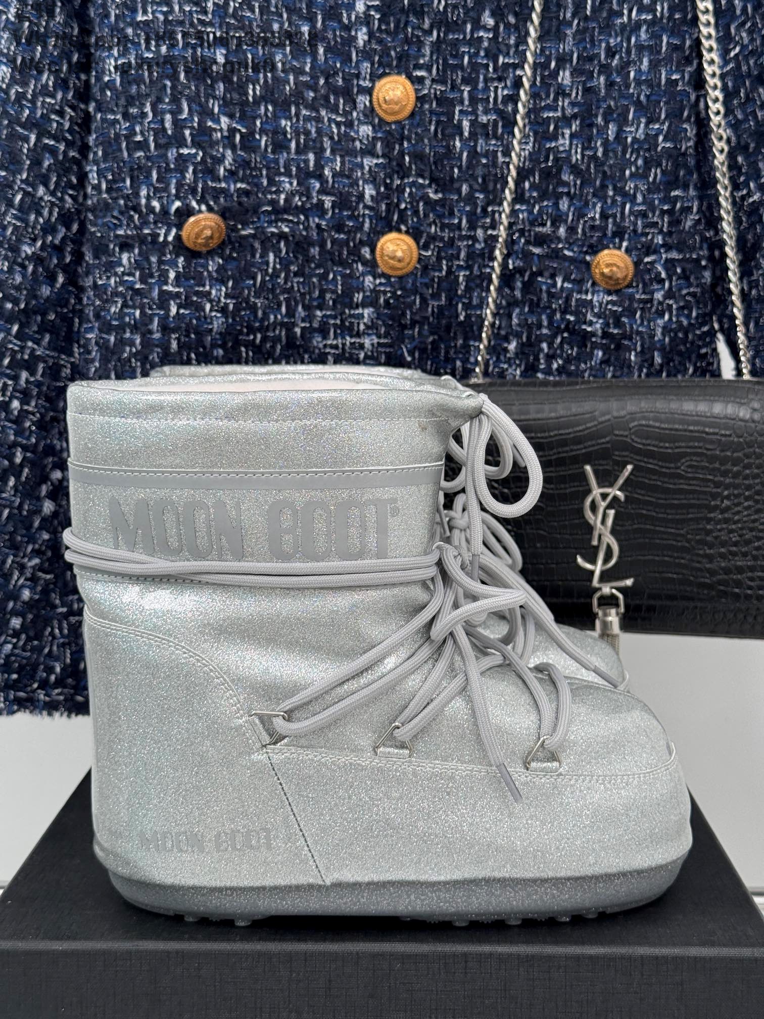 Moon Boot Park Lace-Up Women Ankle Boots Snow Shoes