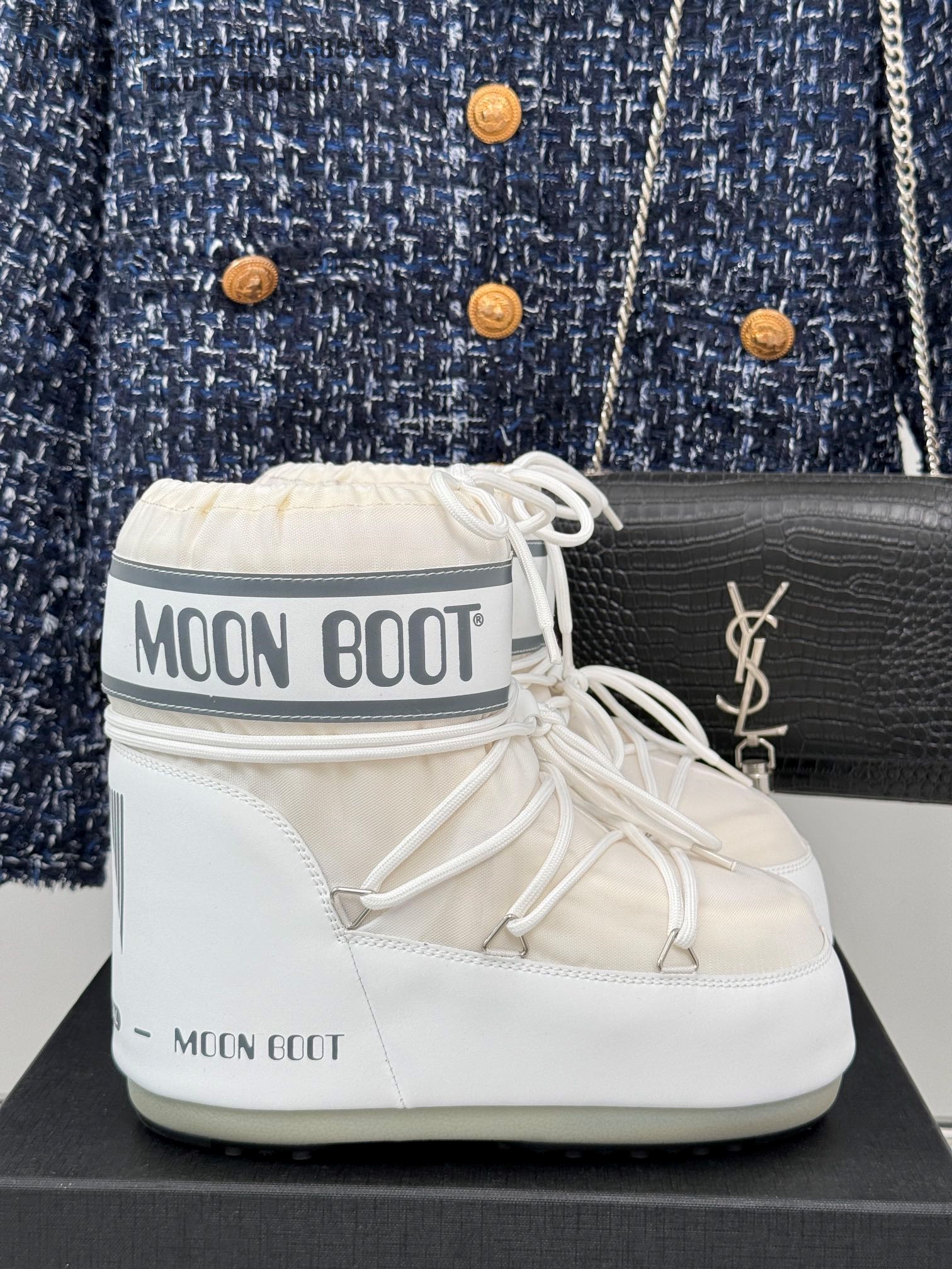 Moon Boot Park Lace-Up Women Ankle Boots Snow Shoes