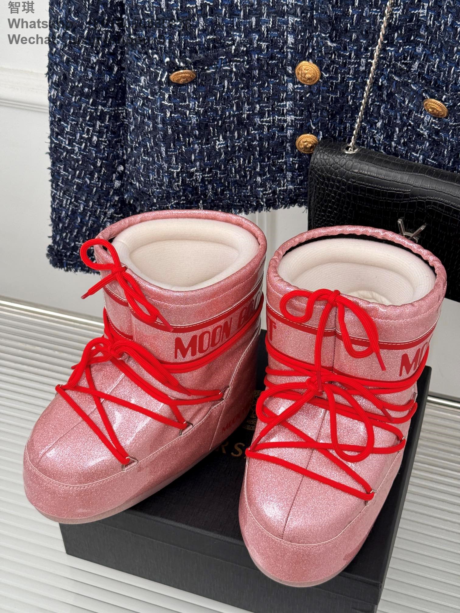 Moon Boot Park Lace-Up Women Ankle Boots Snow Shoes