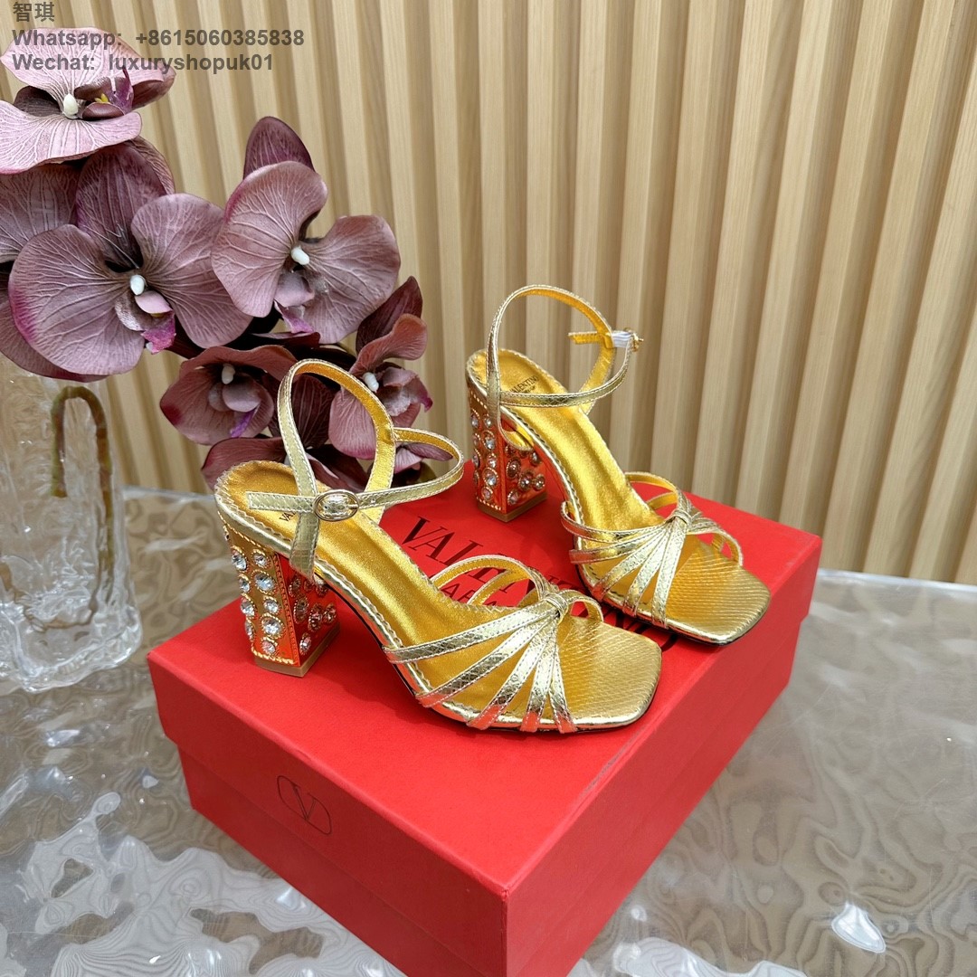 Valentino Preshoes Embellished Open Toe Sandals Women Shoes