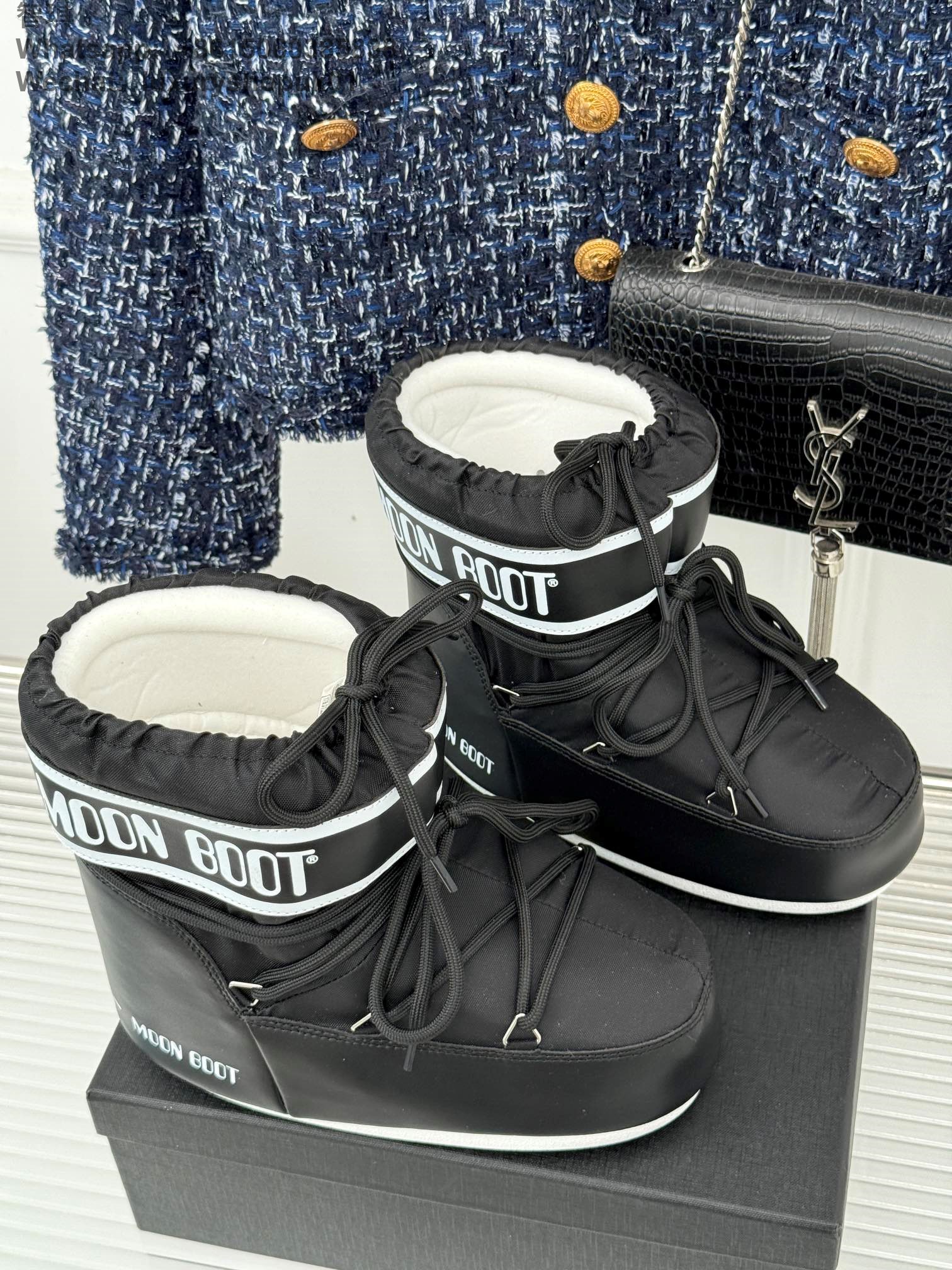 Moon Boot Park Lace-Up Women Ankle Boots Snow Shoes