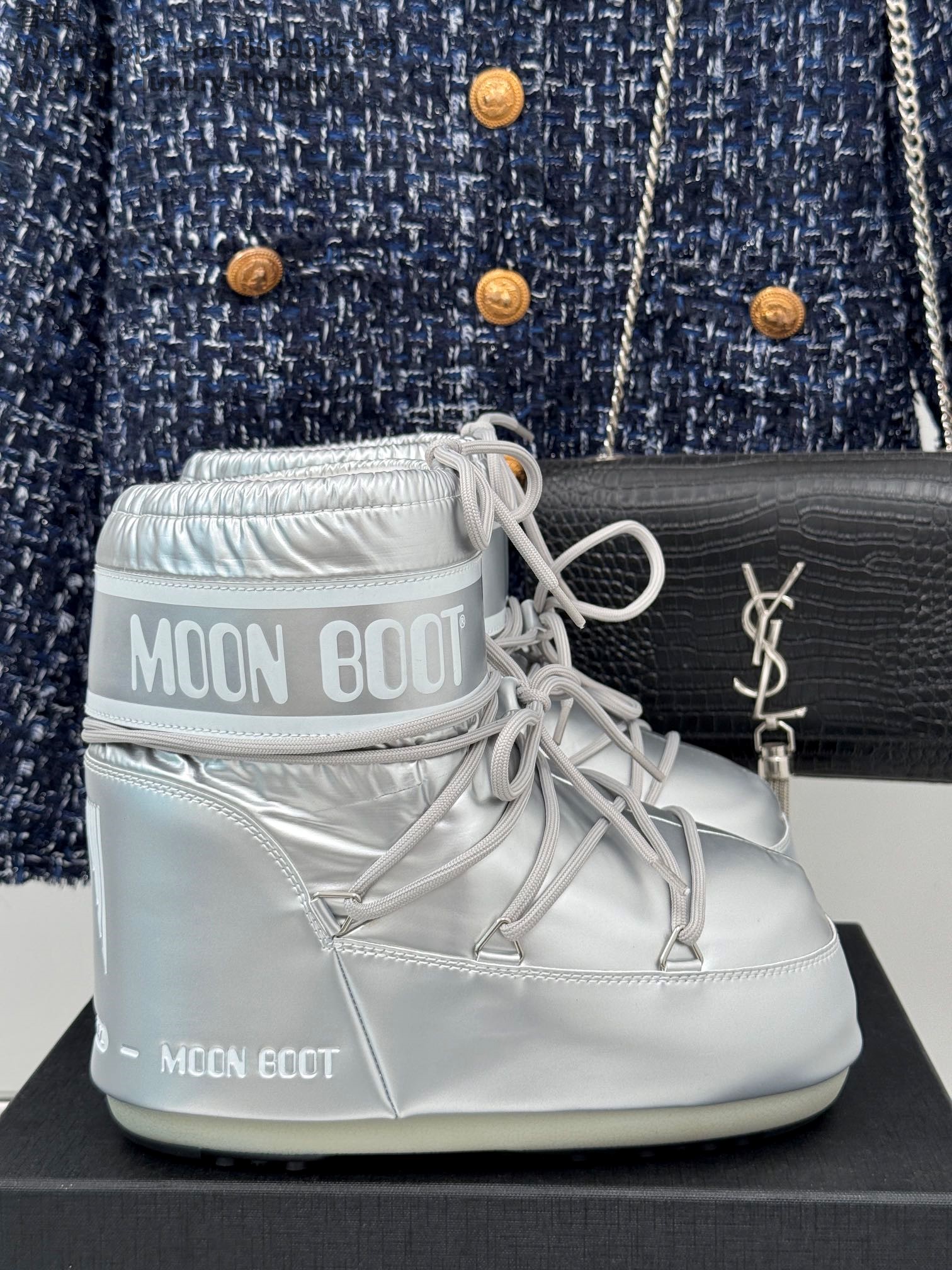 Moon Boot Park Lace-Up Women Ankle Boots Snow Shoes