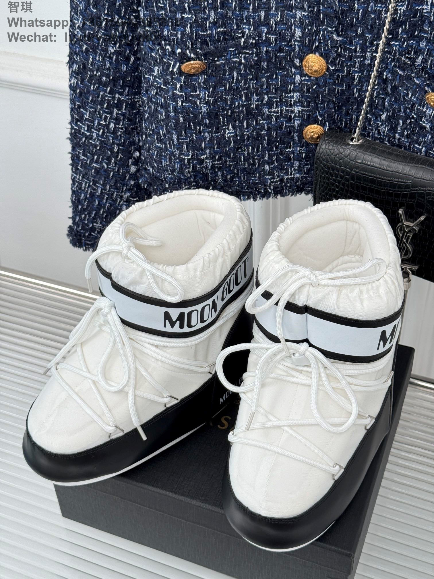 Moon Boot Park Lace-Up Women Ankle Boots Snow Shoes