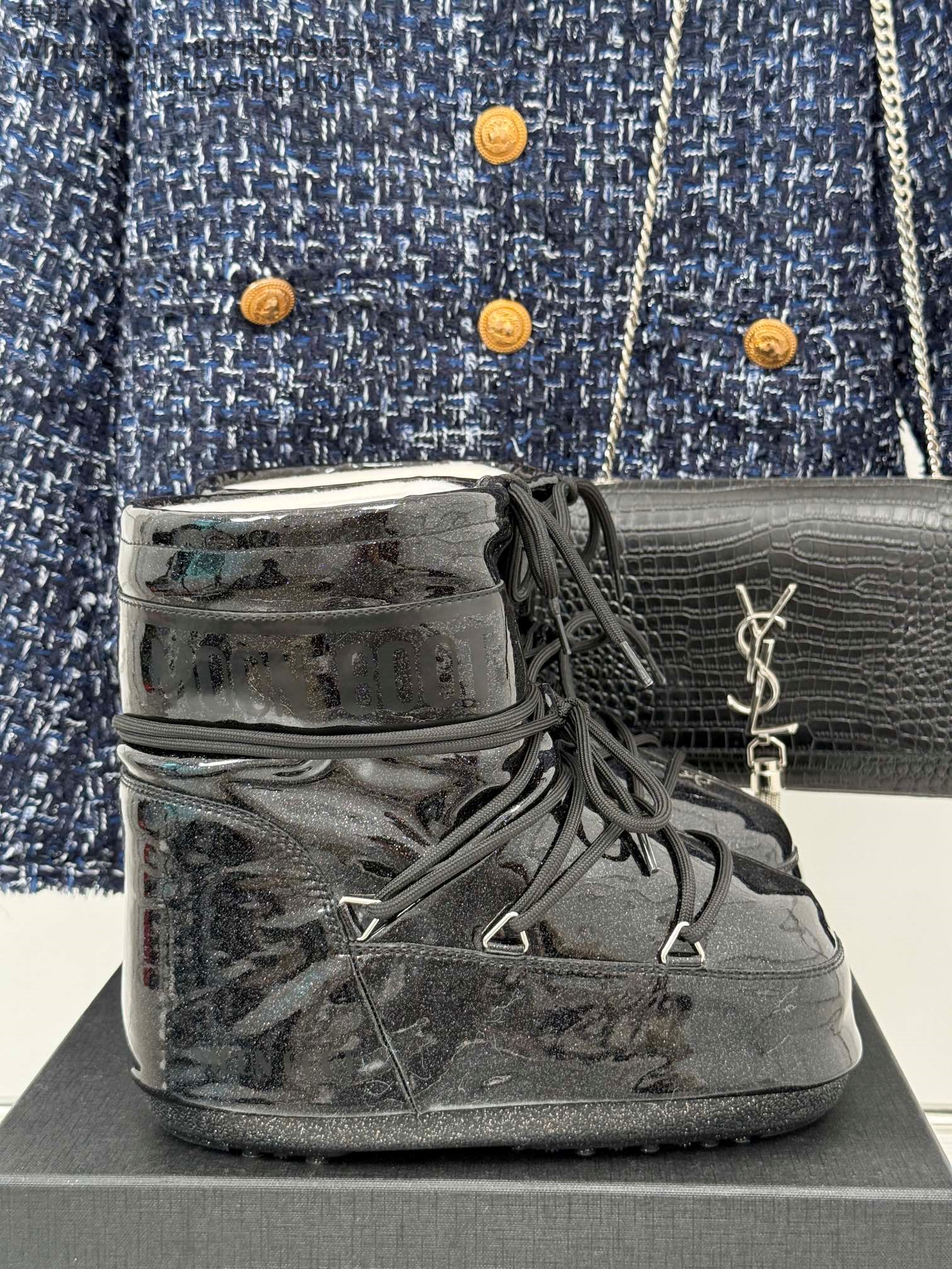 Moon Boot Park Lace-Up Women Ankle Boots Snow Shoes