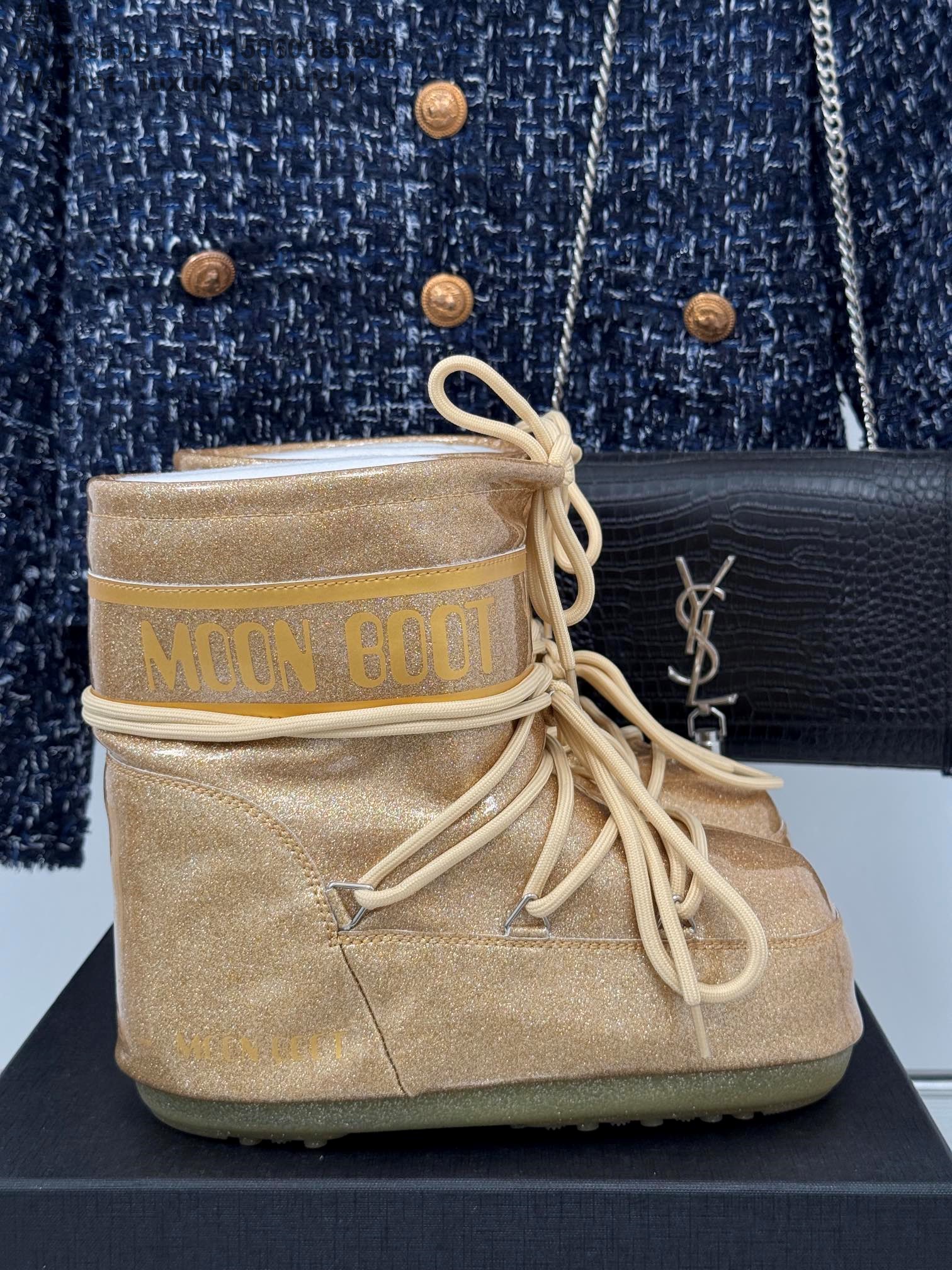 Moon Boot Park Lace-Up Women Ankle Boots Snow Shoes