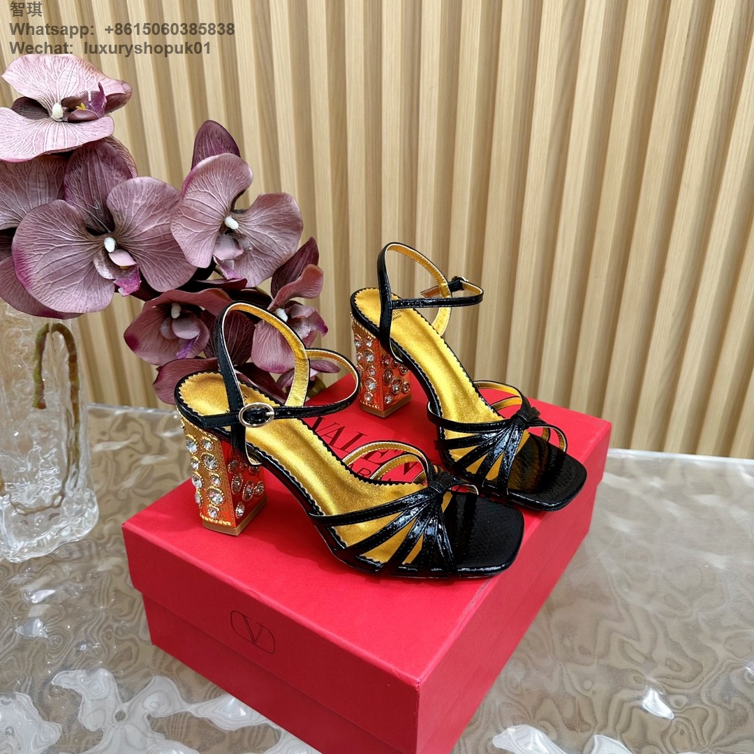 Valentino Preshoes Embellished Open Toe Sandals Women Shoes