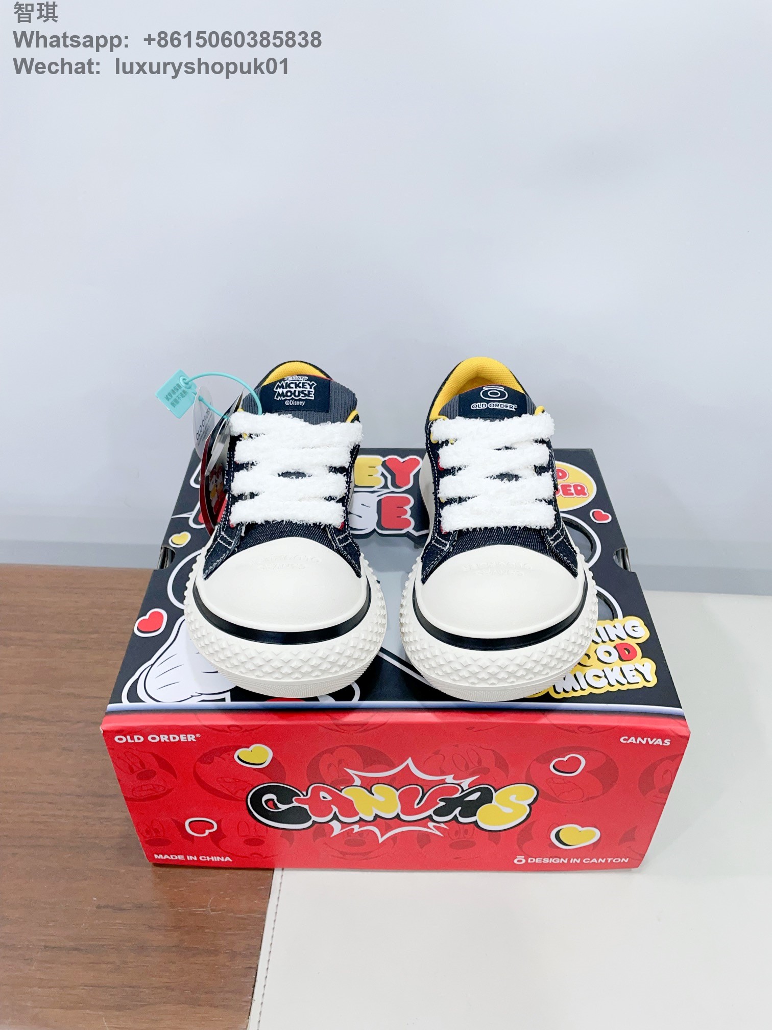 Old Order Disney Mickey Mouse Chunky Sneakers Mens Women Shoes