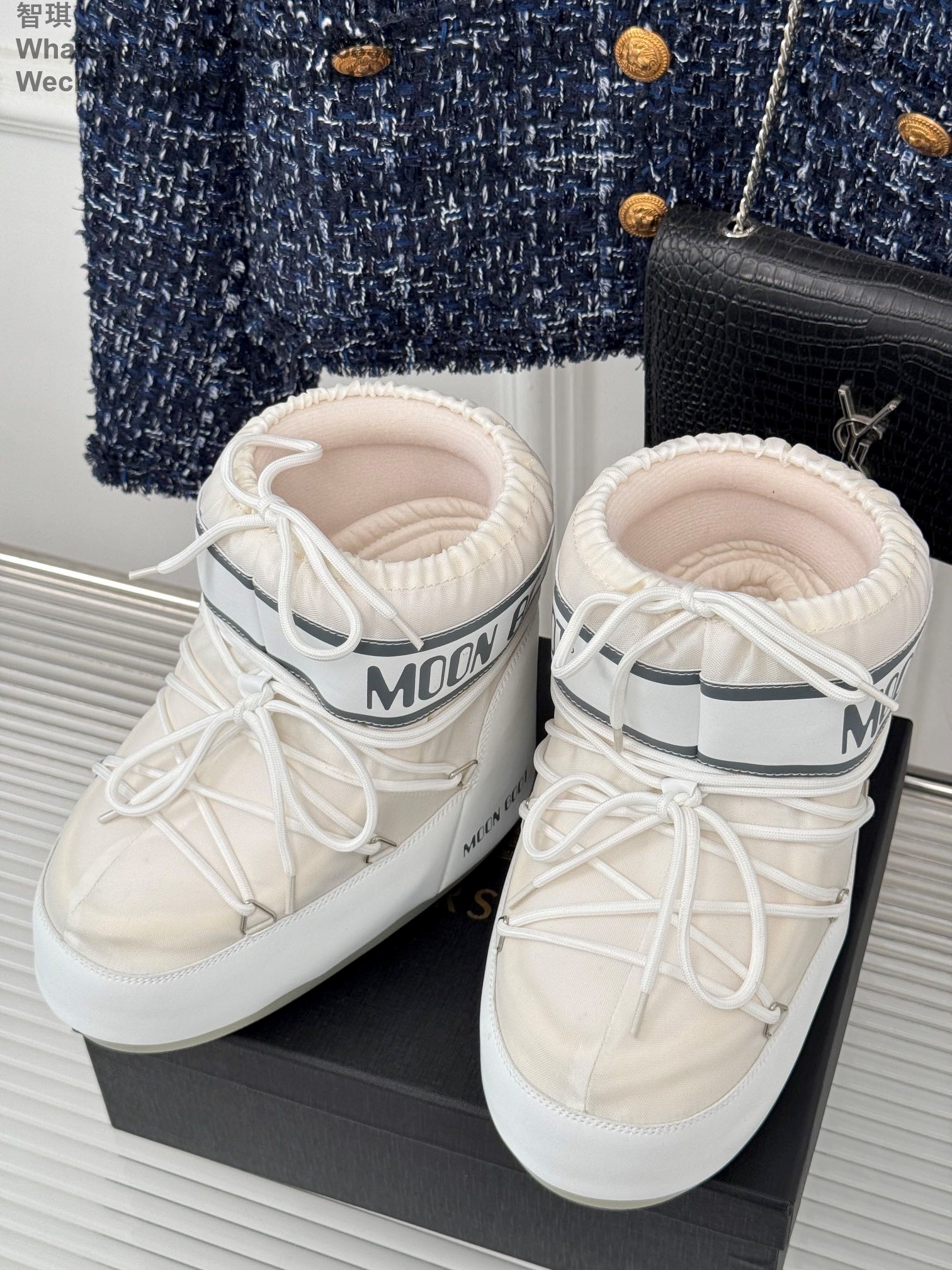 Moon Boot Park Lace-Up Women Ankle Boots Snow Shoes