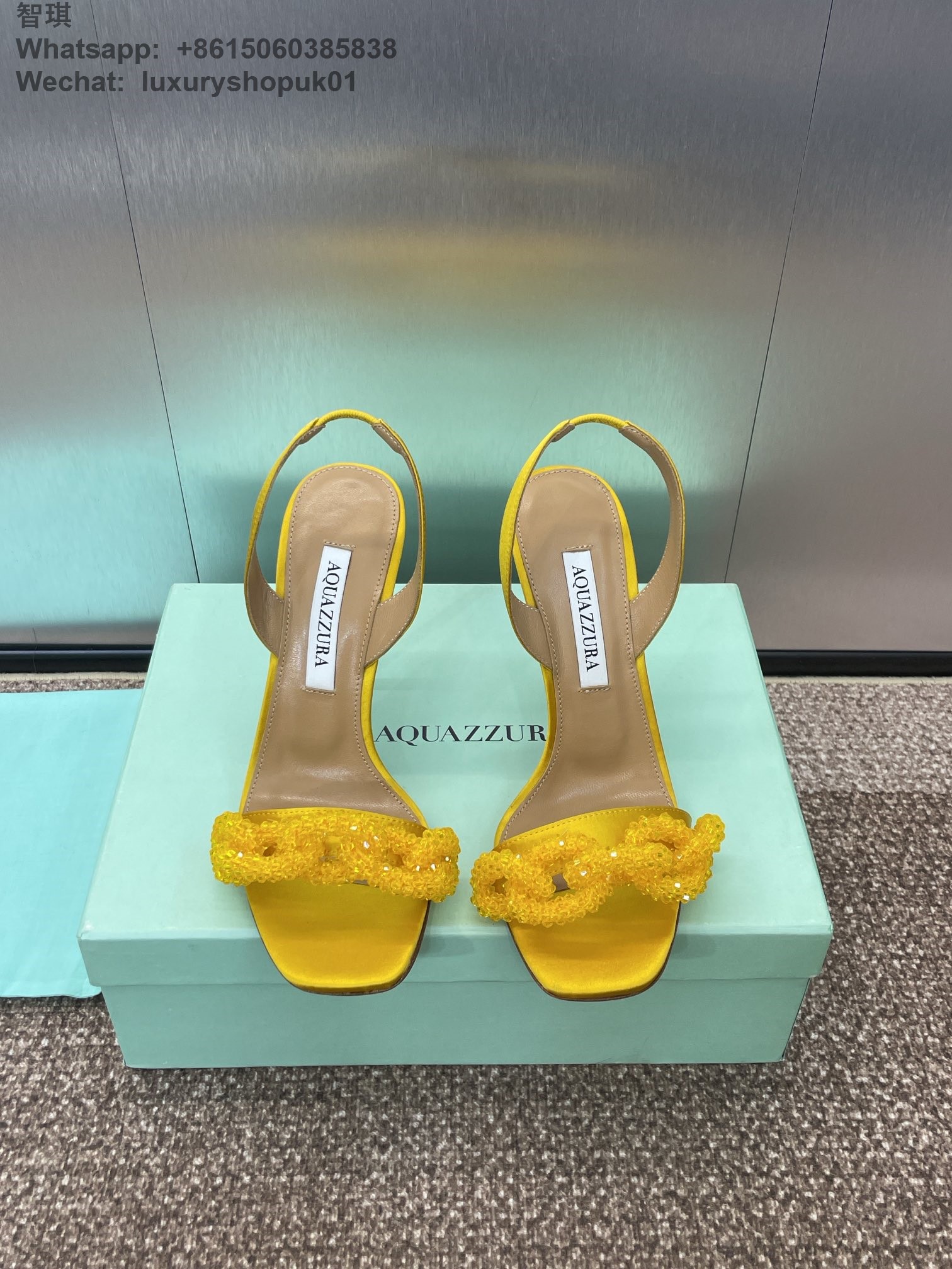 Aquazzura Very Bow Tie Crystal sandals satin open toe buckle ankle strap stiletto heels Women Shoes