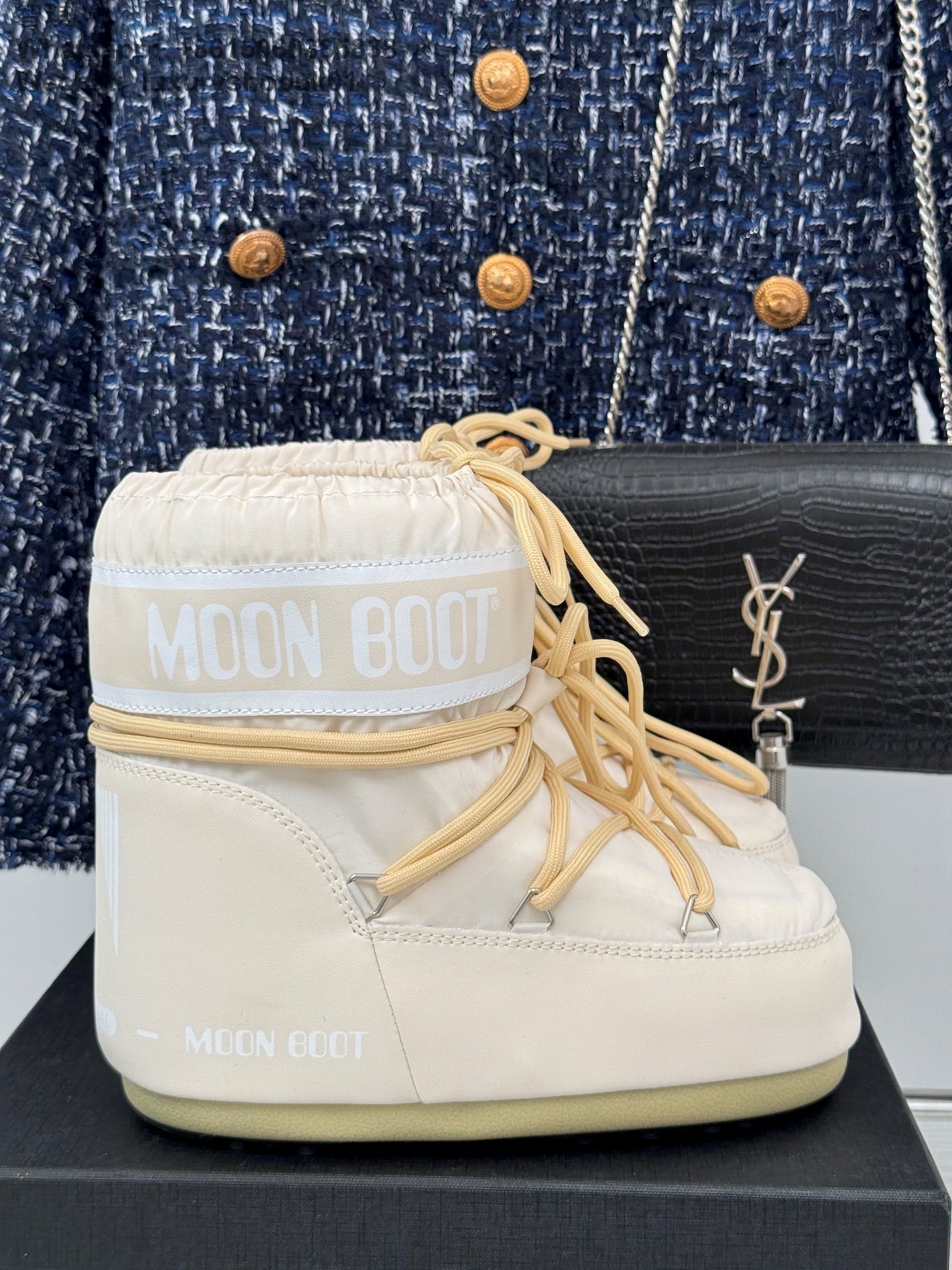Moon Boot Park Lace-Up Women Ankle Boots Snow Shoes