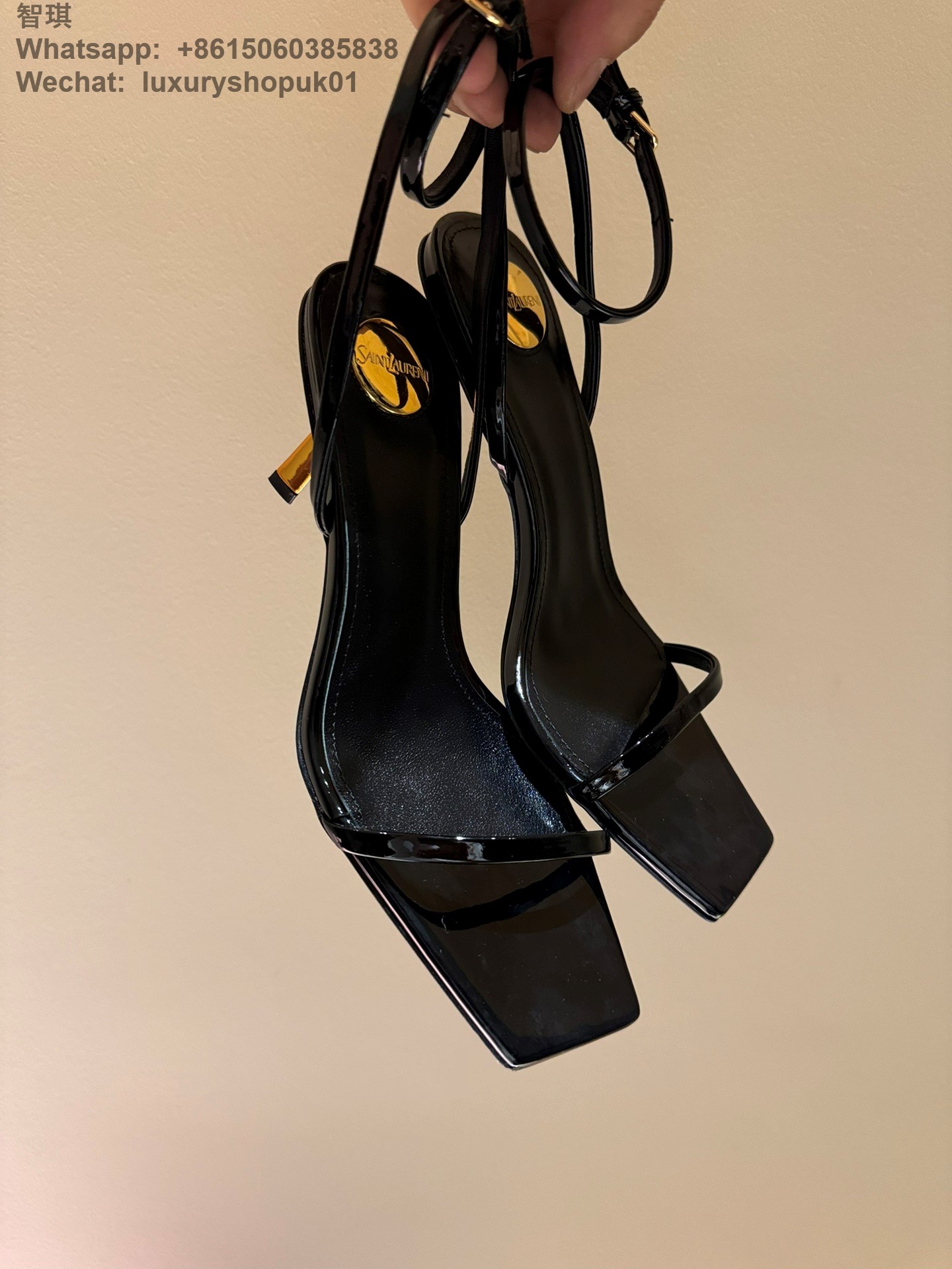 Saint Laurent Strappy Heel Sandals ysl women shoes