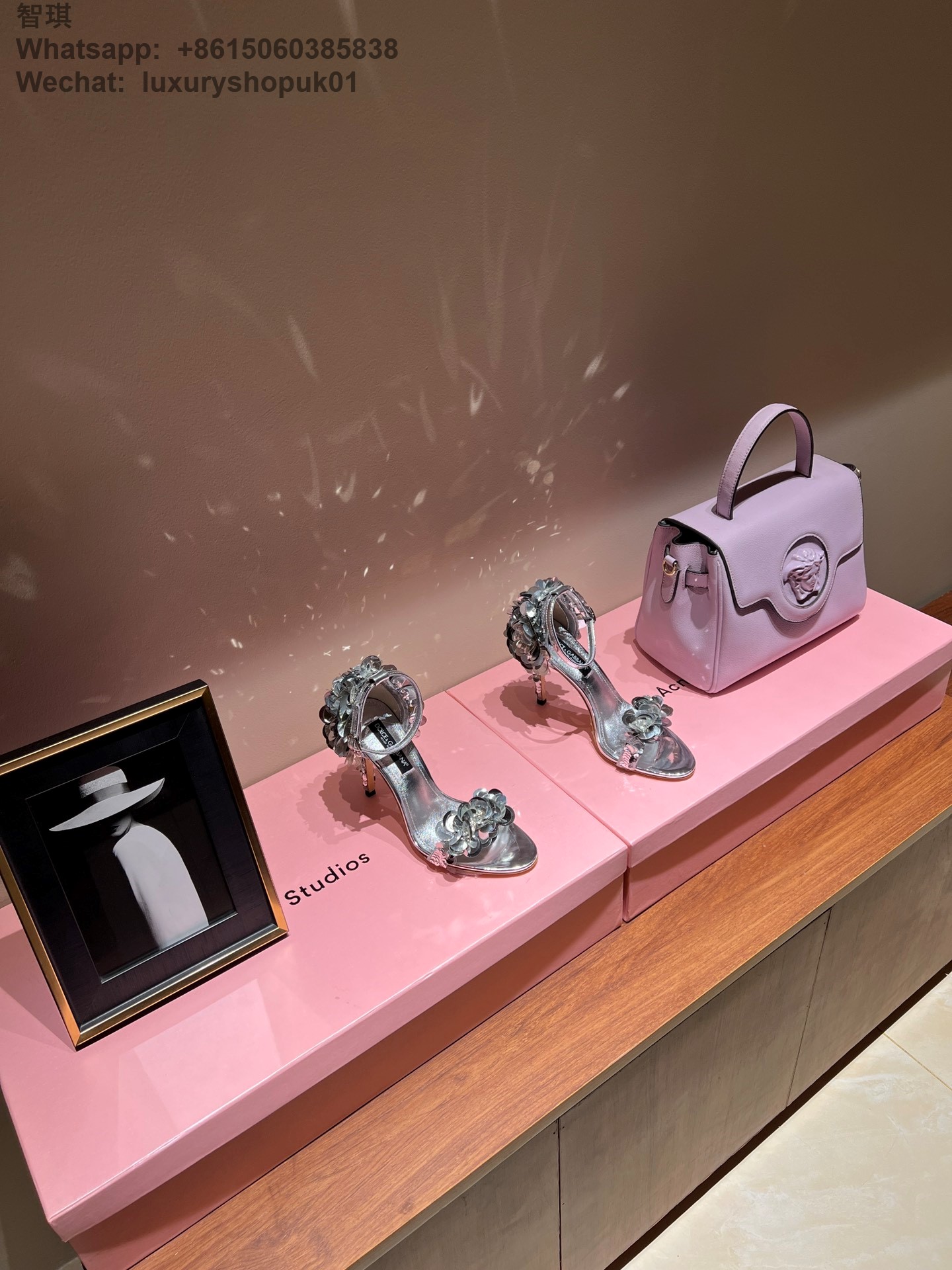 Dolce & Gabbana Floral Ankle-Starp Sandals High Heels Women Shoes