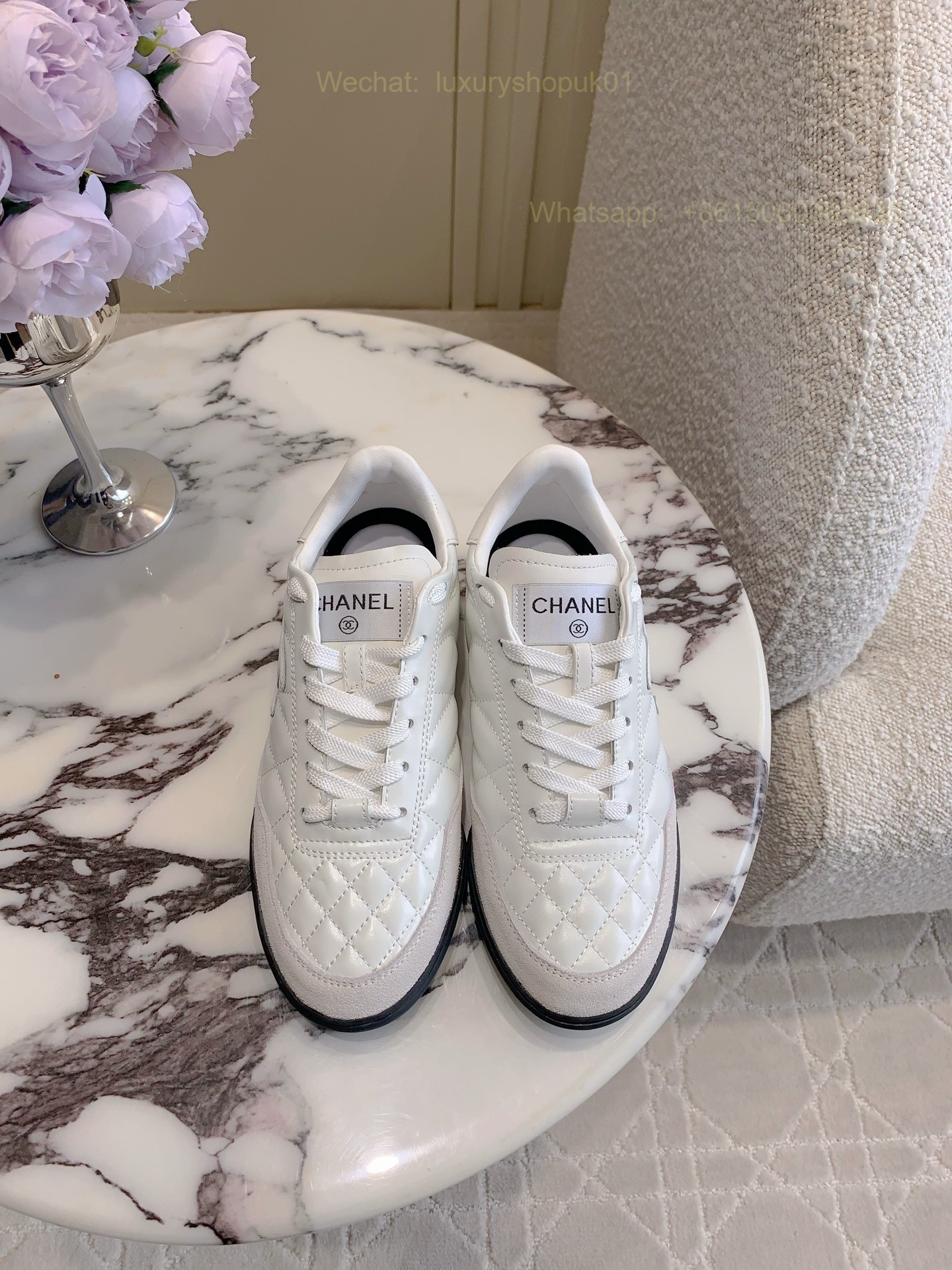 Chanel Women Sneaker CC Logo Shoes