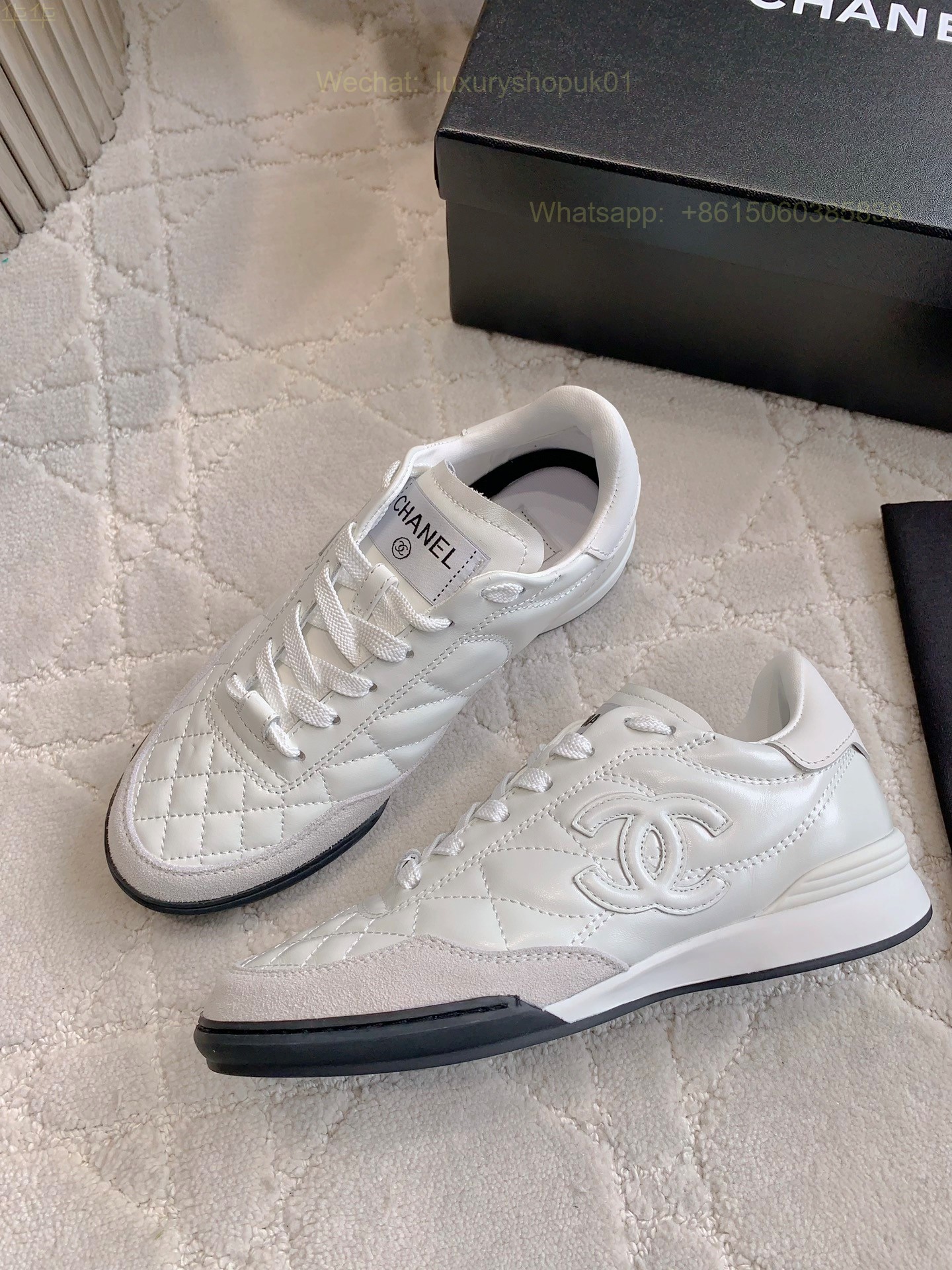 Chanel Women Sneaker CC Logo Shoes