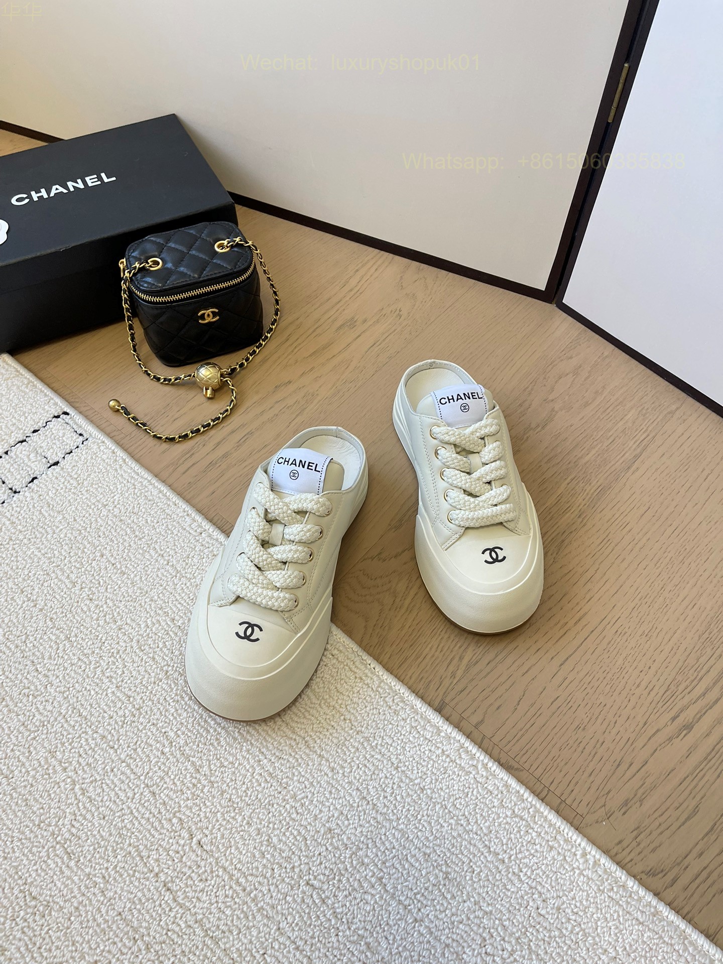 Chanel Slipper Sneaker CC Logo Women Shoes