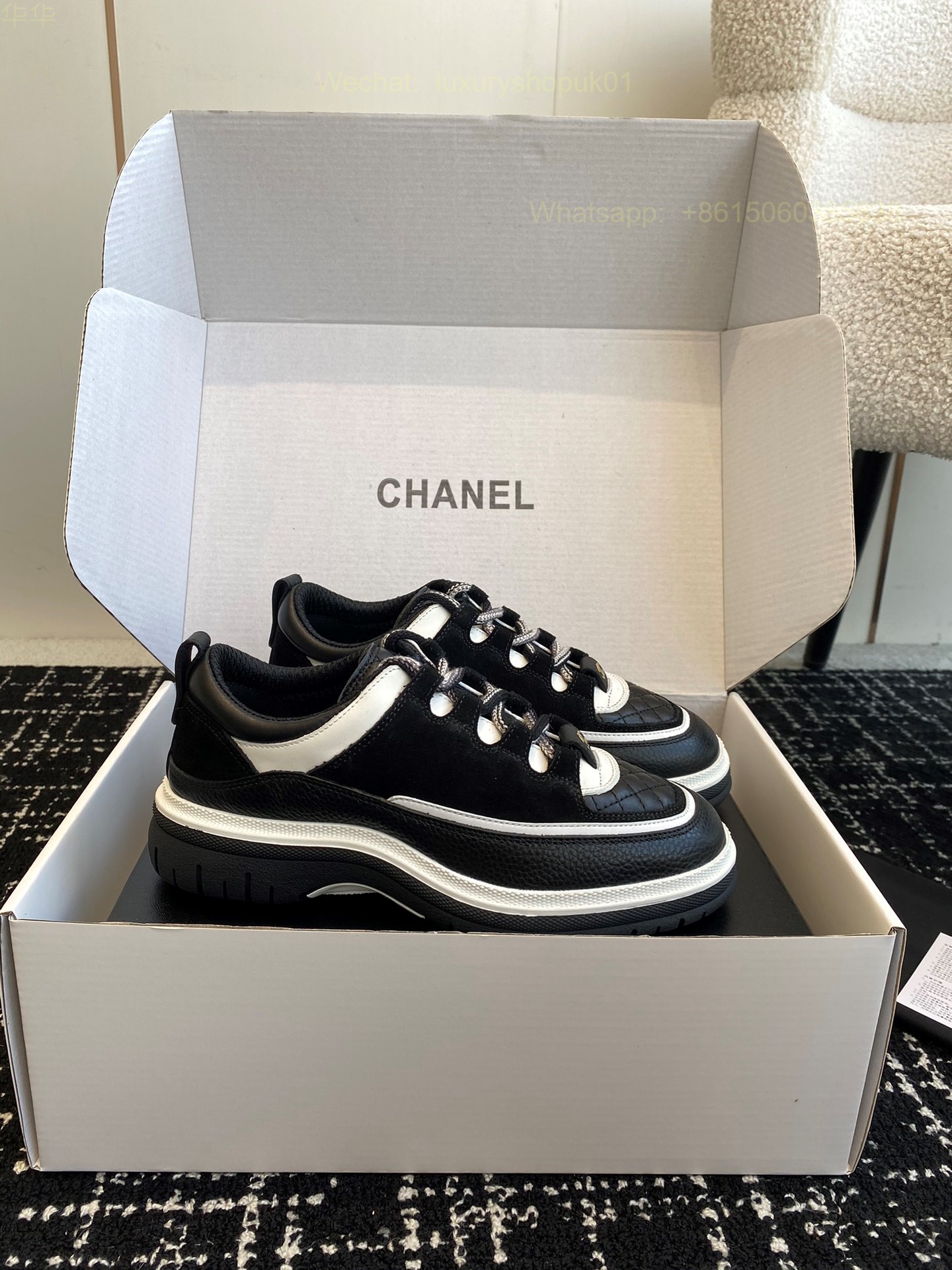 Chanel Sneaker CC Logo Women Runner Shoes