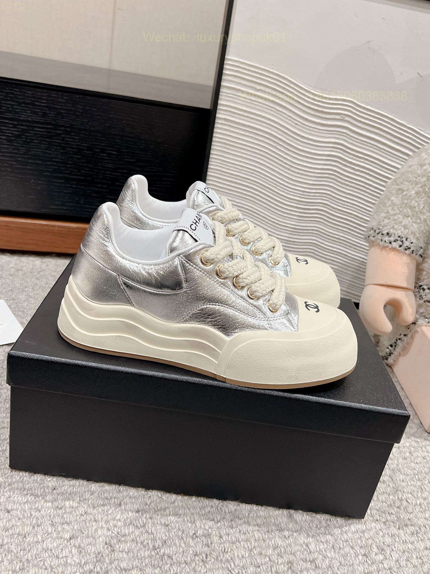 Chanel Platform Sneaker CC Logo Women Shoes