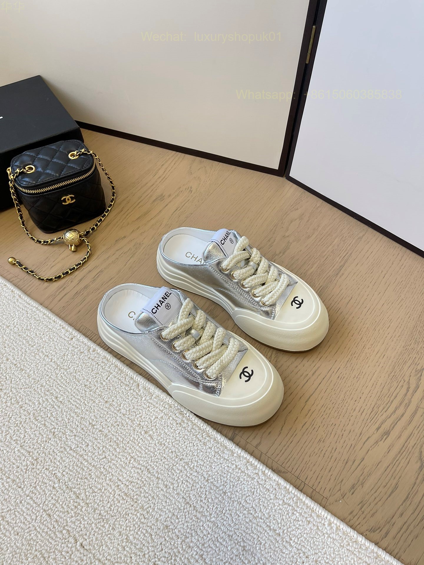 Chanel Slipper Sneaker CC Logo Women Shoes