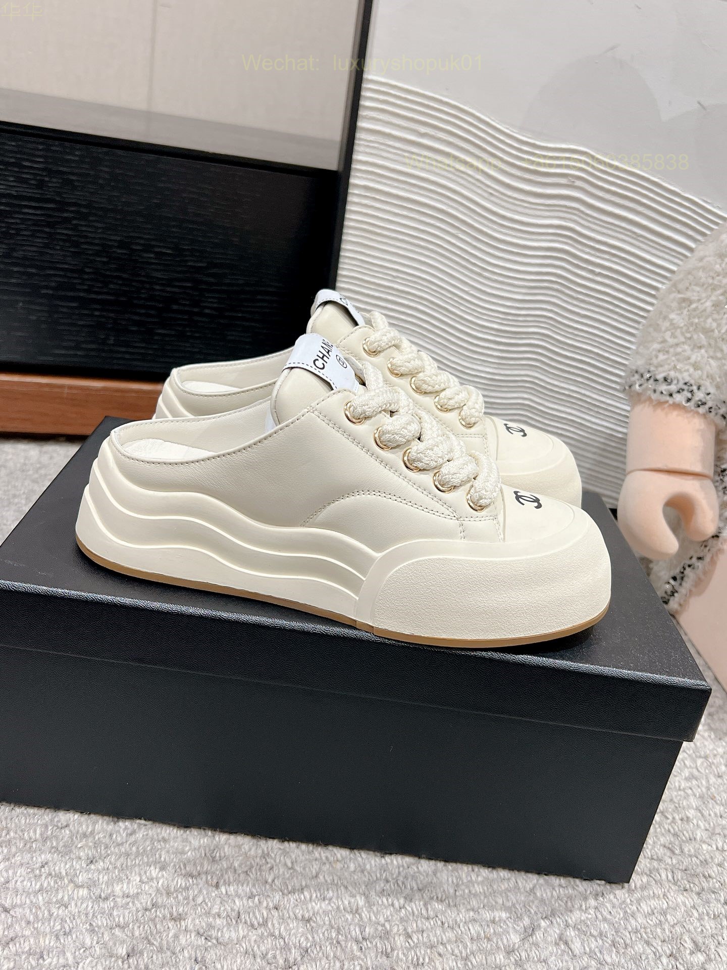 Chanel Slipper Sneaker CC Logo Women Shoes