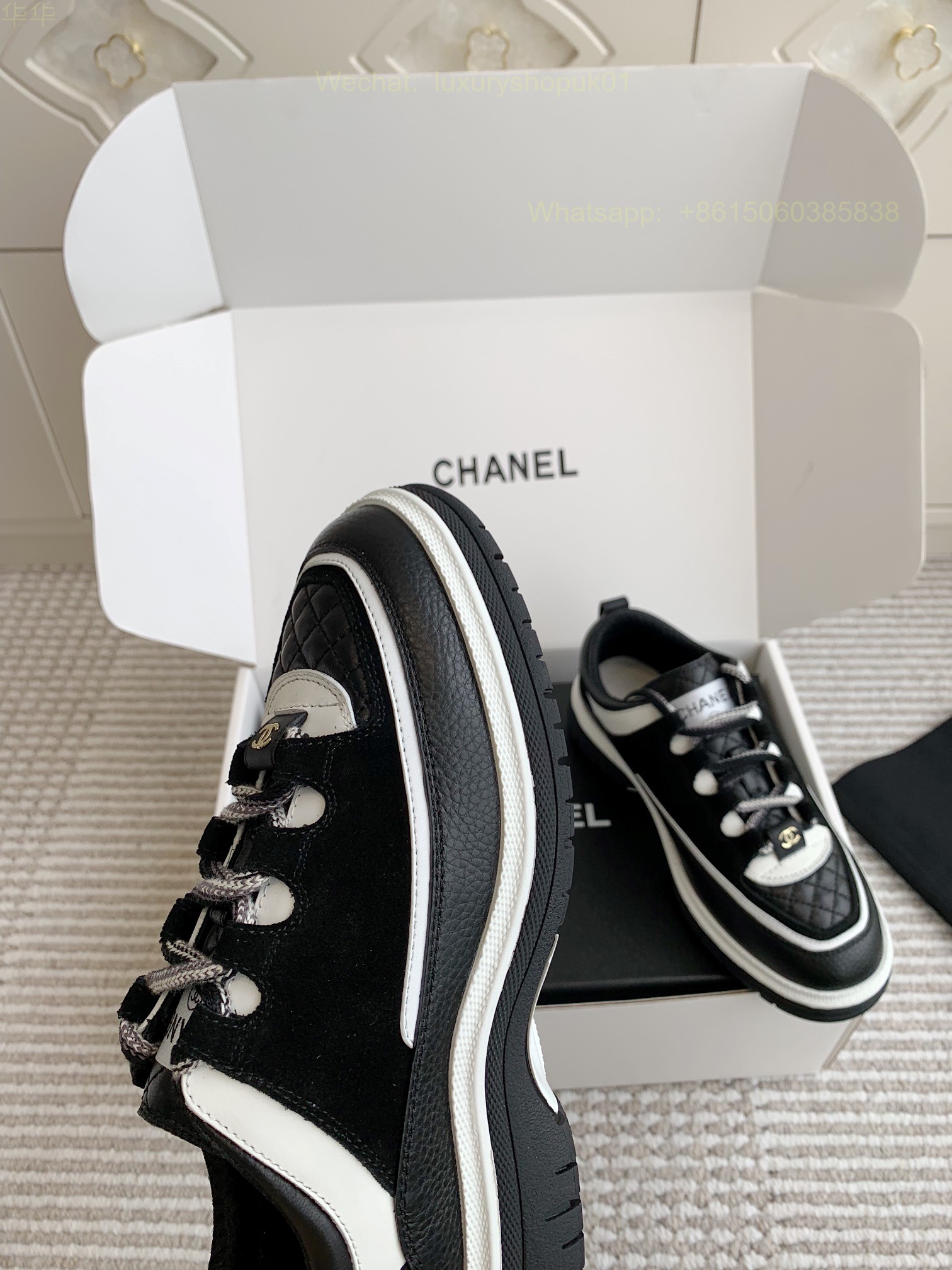Chanel Sneaker CC Logo Women Runner Shoes