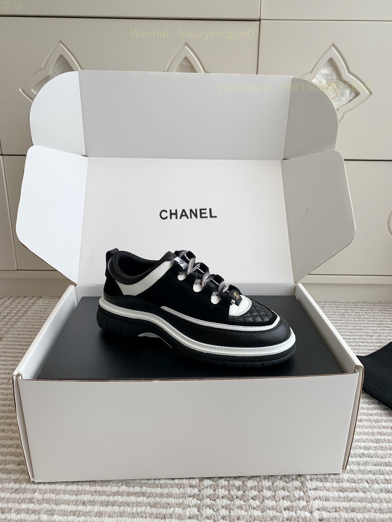 Chanel Sneaker CC Logo Women Runner Shoes