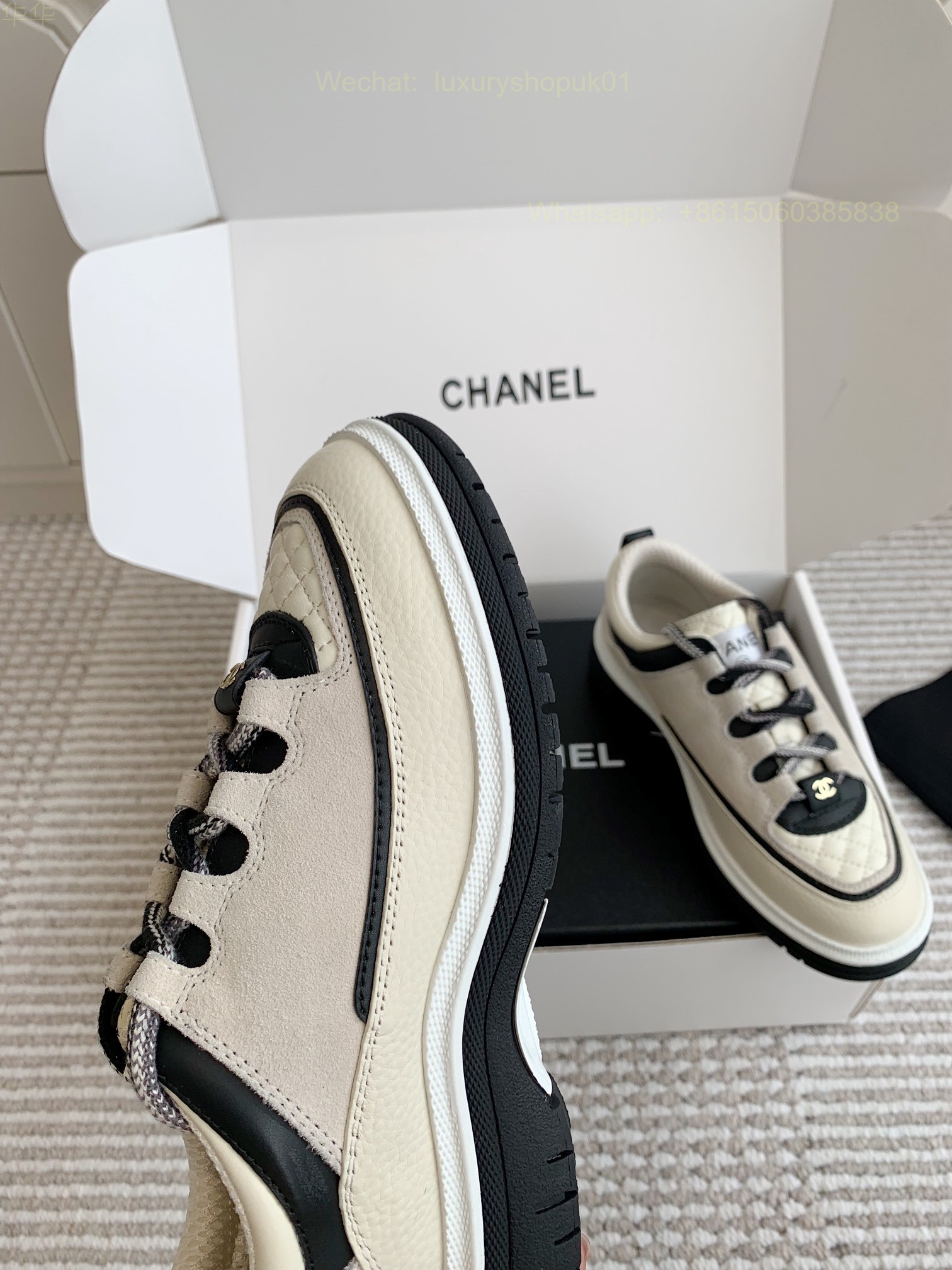 Chanel Sneaker CC Logo Women Runner Shoes