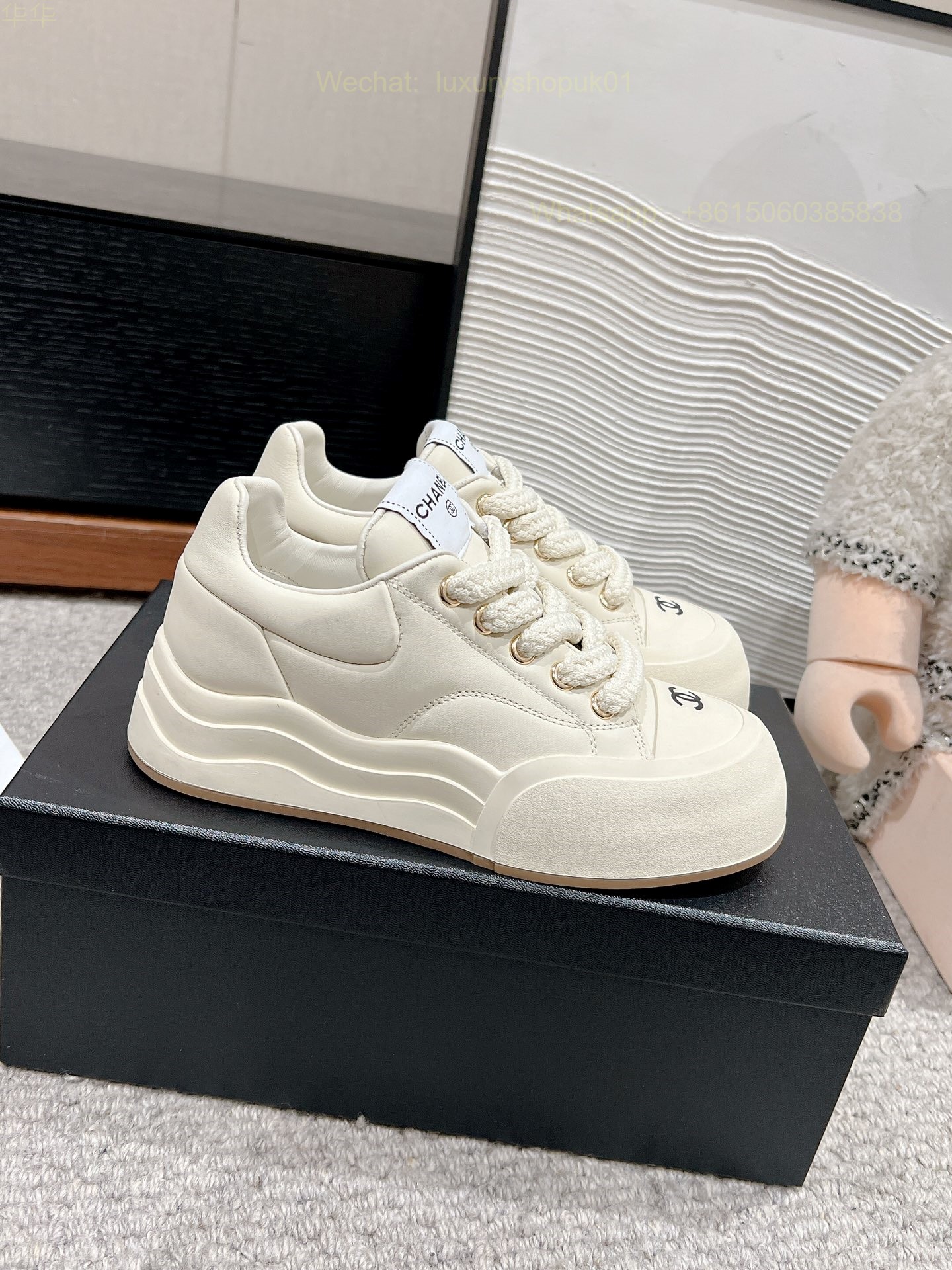 Chanel Platform Sneaker CC Logo Women Shoes
