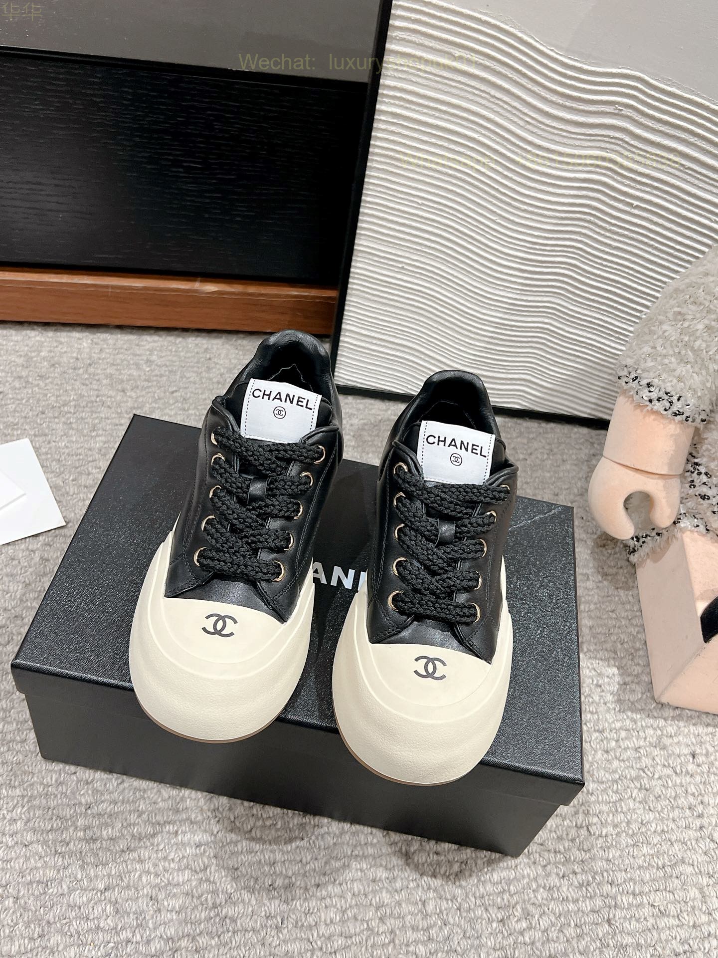 Chanel Platform Sneaker CC Logo Women Shoes