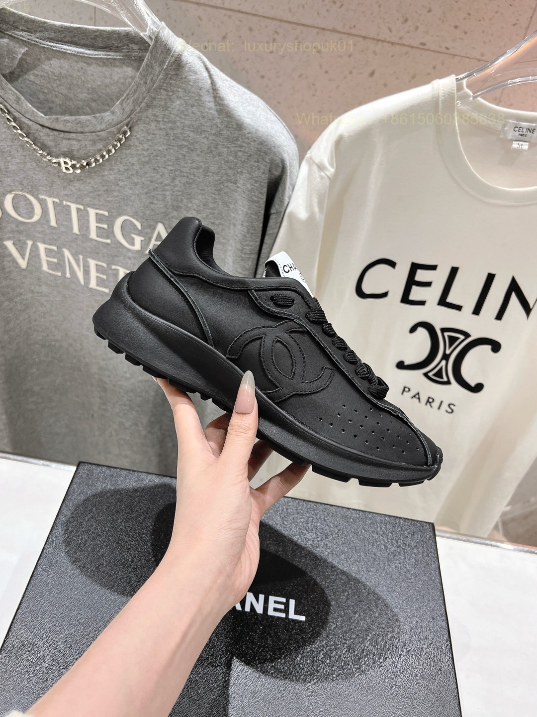 Chanel Sneaker CC Logo Runner Women Shoes