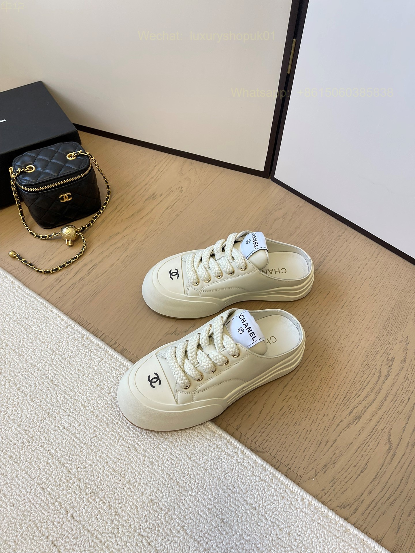 Chanel Slipper Sneaker CC Logo Women Shoes