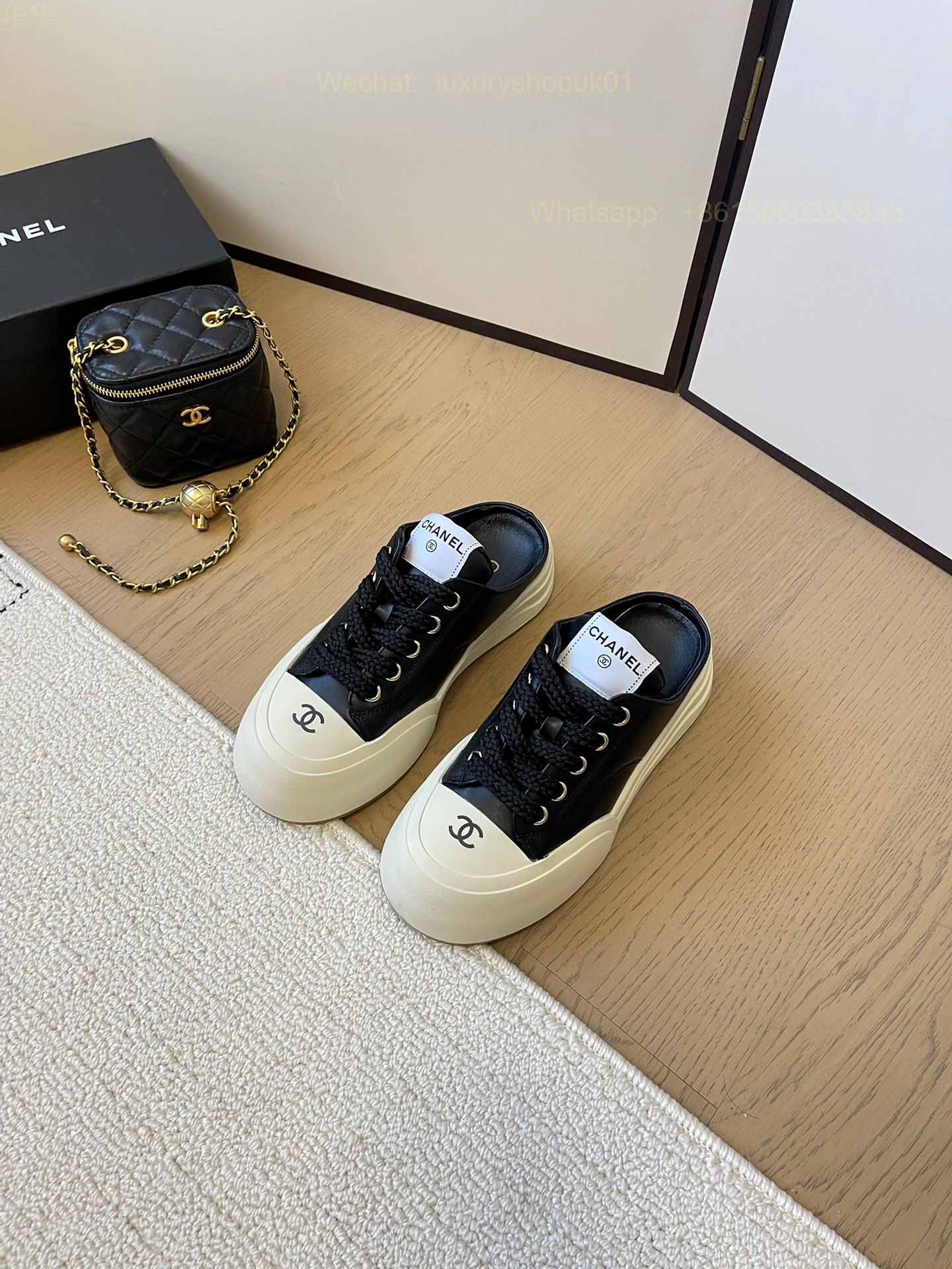 Chanel Slipper Sneaker CC Logo Women Shoes