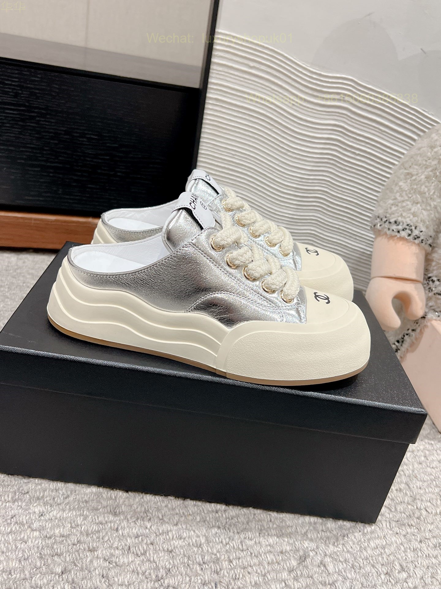 Chanel Slipper Sneaker CC Logo Women Shoes