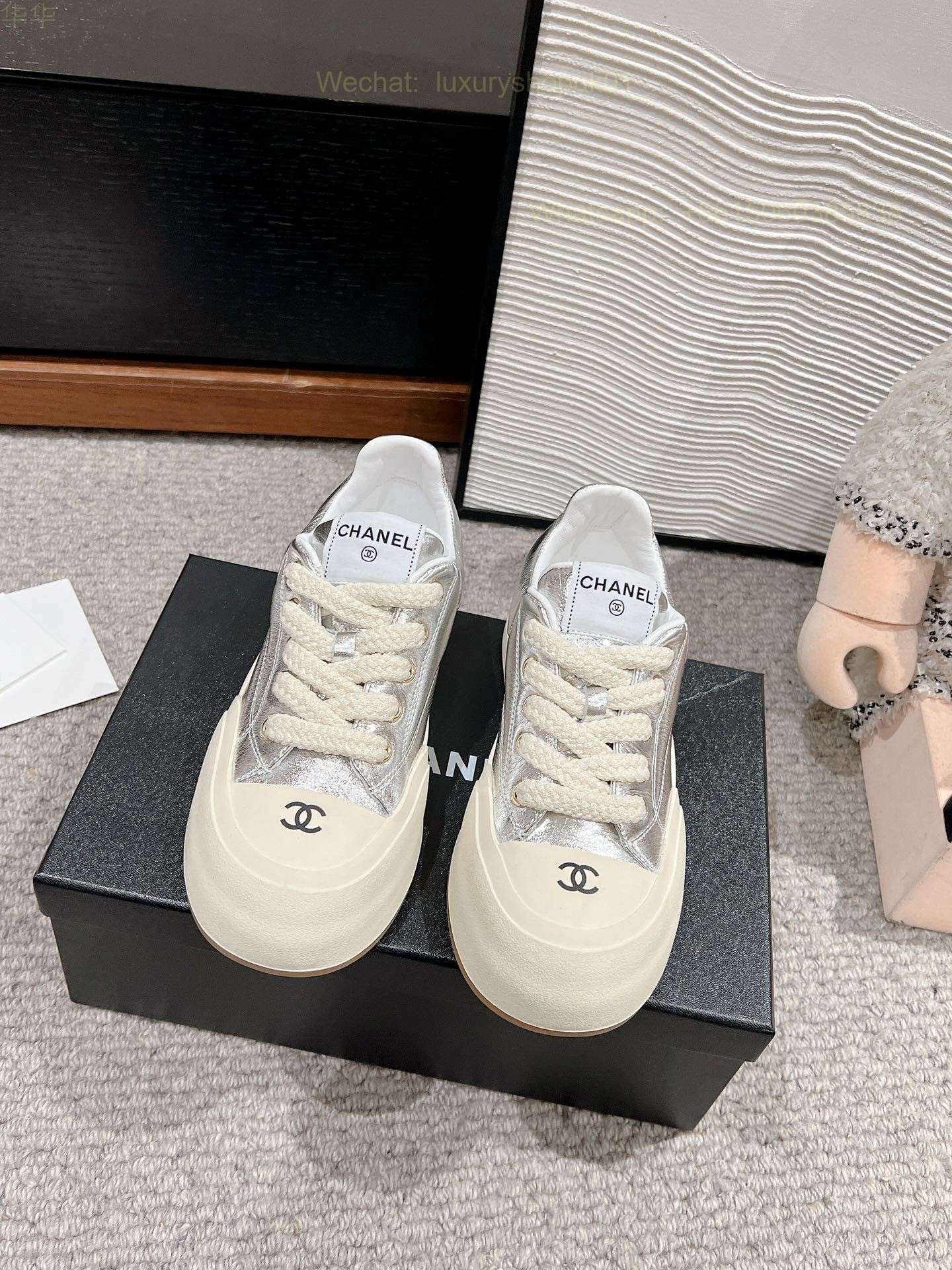 Chanel Platform Sneaker CC Logo Women Shoes