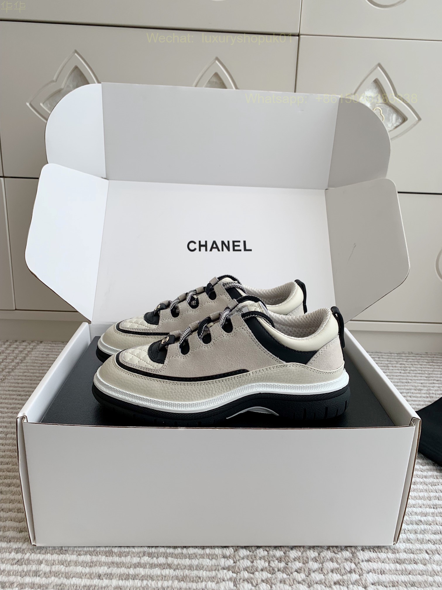 Chanel Sneaker CC Logo Women Runner Shoes