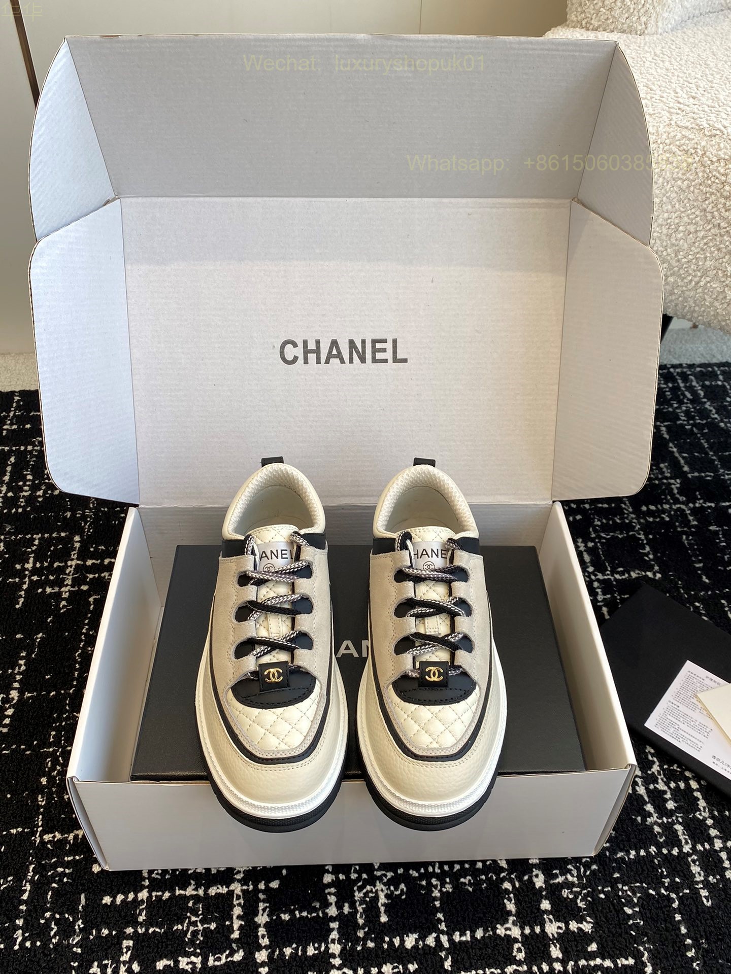 Chanel Sneaker CC Logo Women Runner Shoes