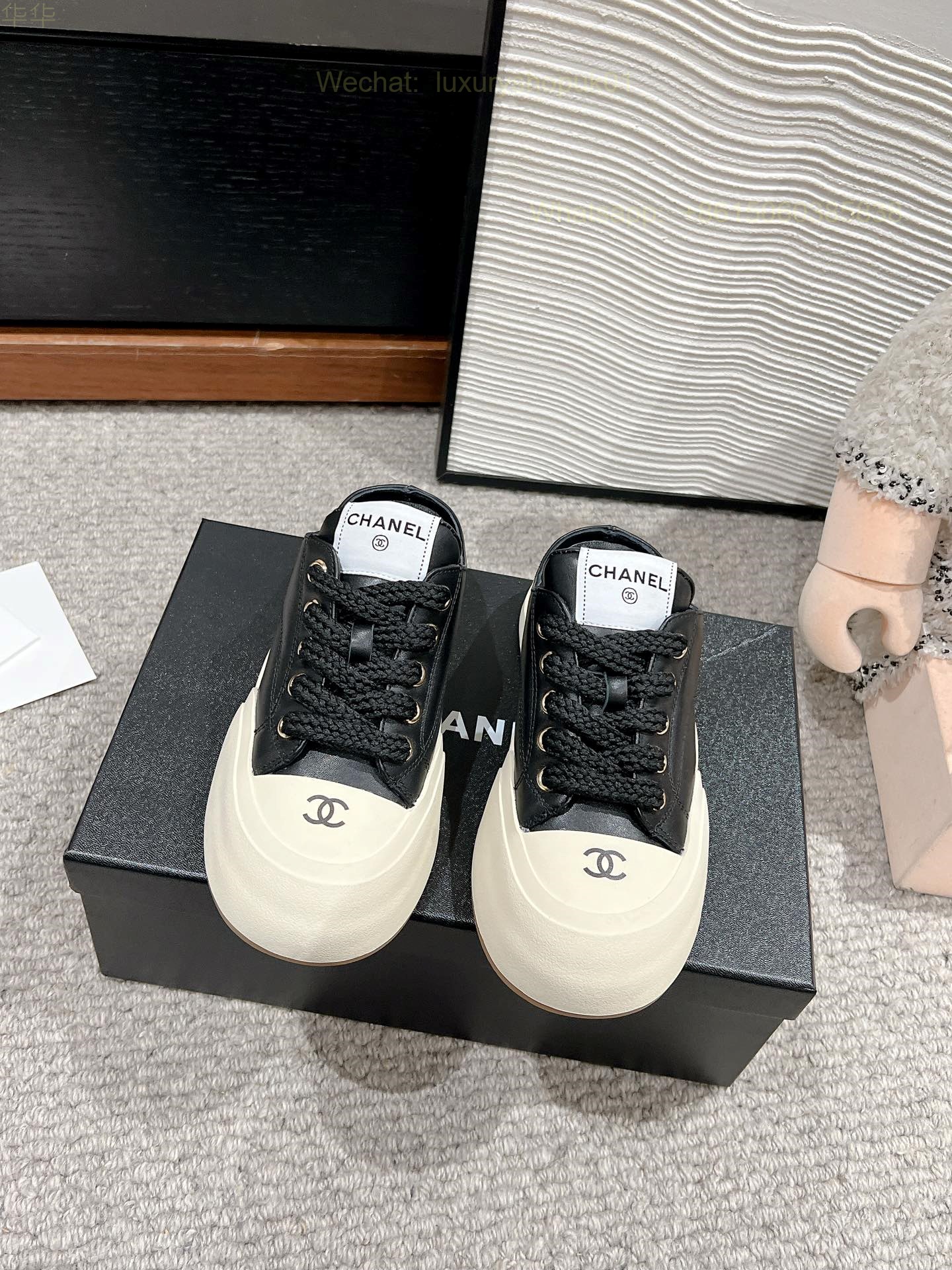 Chanel Slipper Sneaker CC Logo Women Shoes