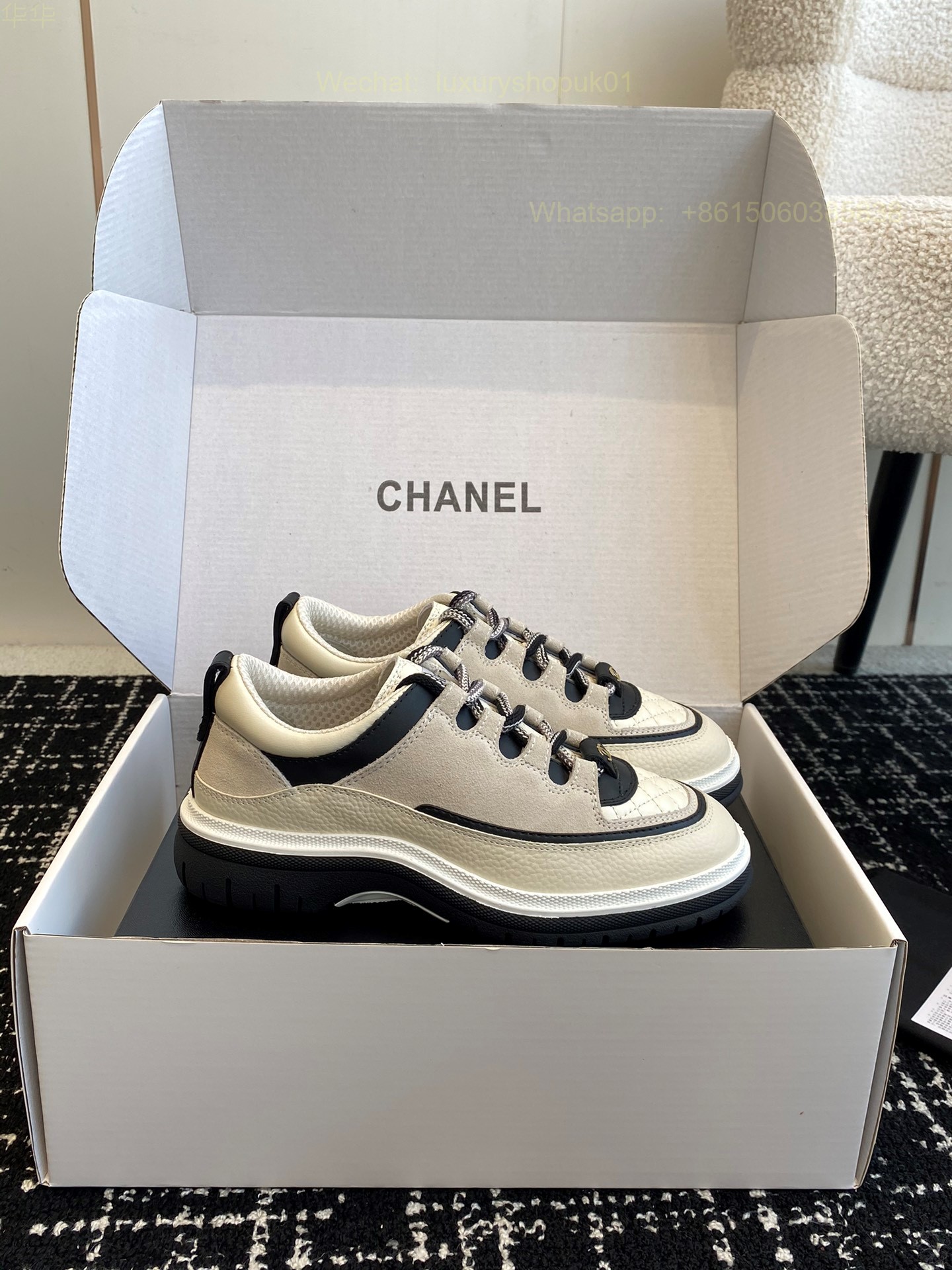 Chanel Sneaker CC Logo Women Runner Shoes