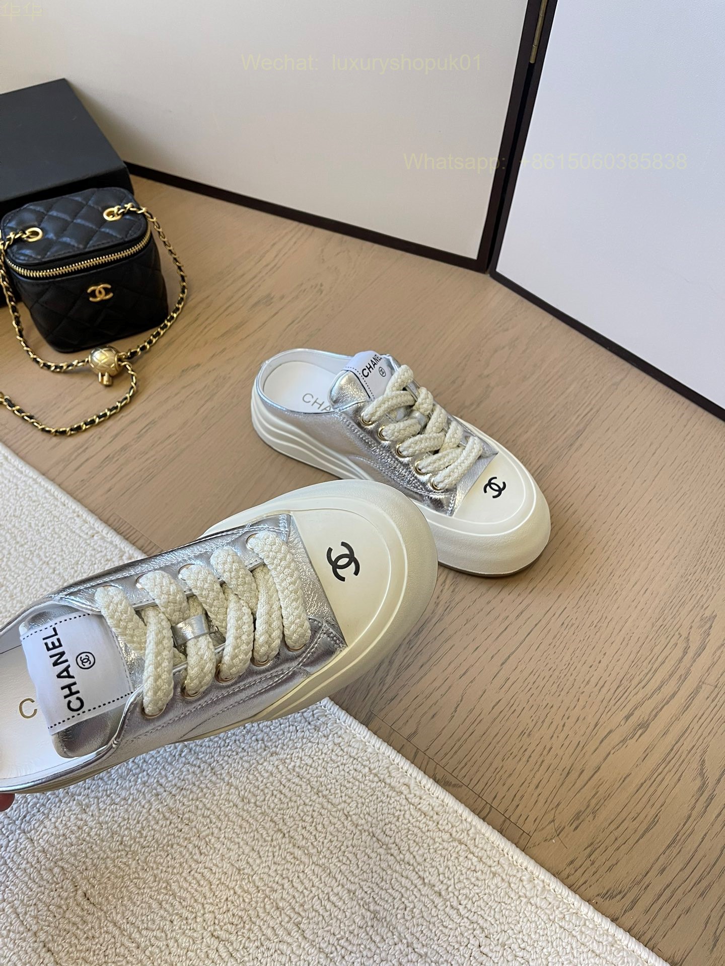 Chanel Slipper Sneaker CC Logo Women Shoes