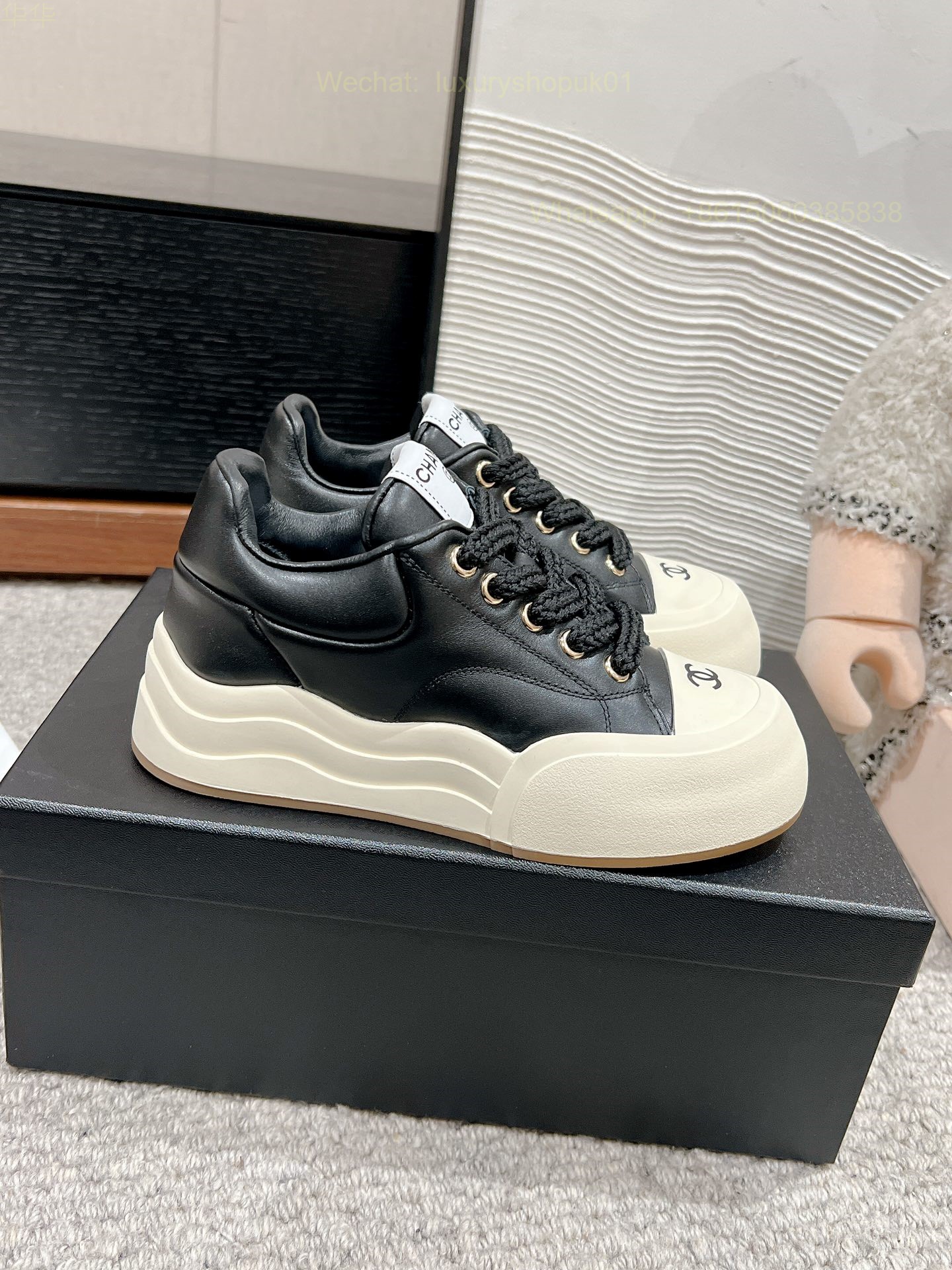Chanel Platform Sneaker CC Logo Women Shoes