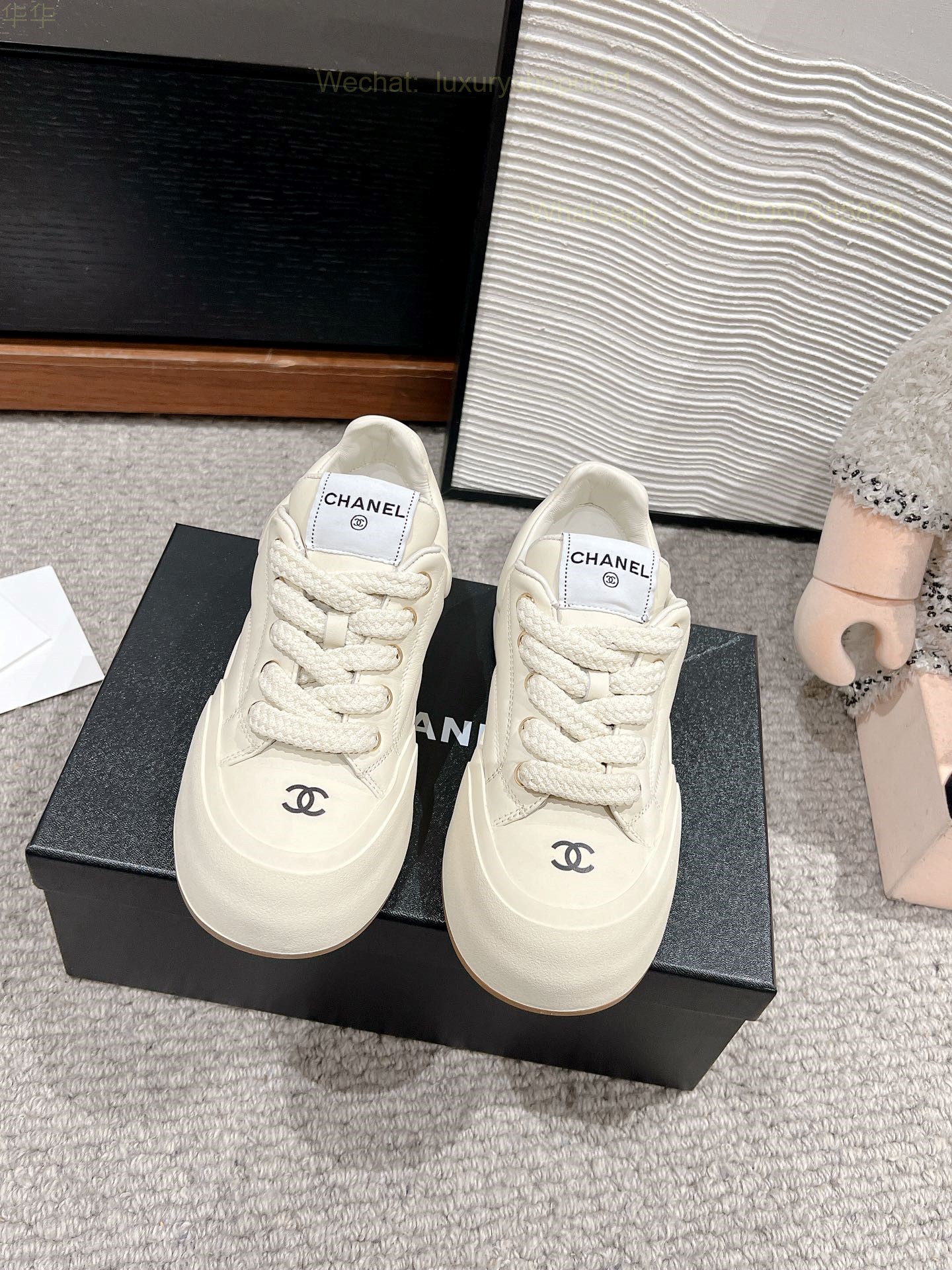 Chanel Platform Sneaker CC Logo Women Shoes