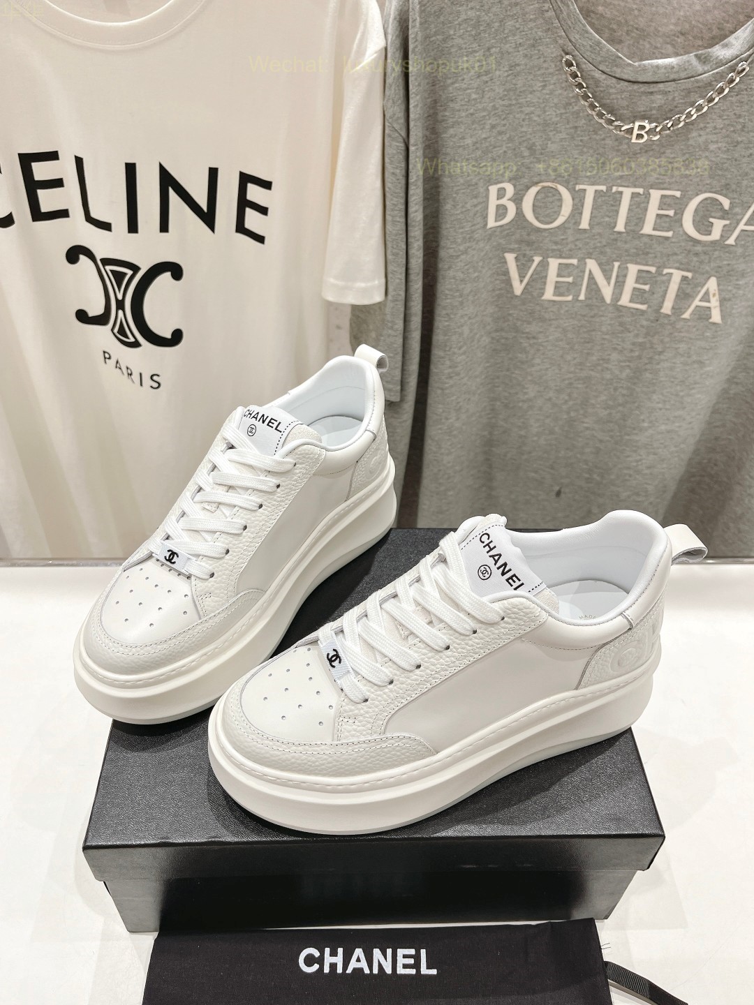 Chanel Platform Sneaker CC Logo Women Shoes