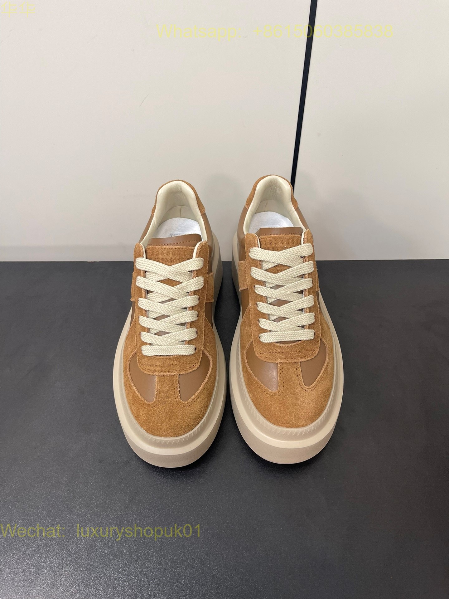 MM6 Maison Margiela Gambetta leather sneakers Women Shoes