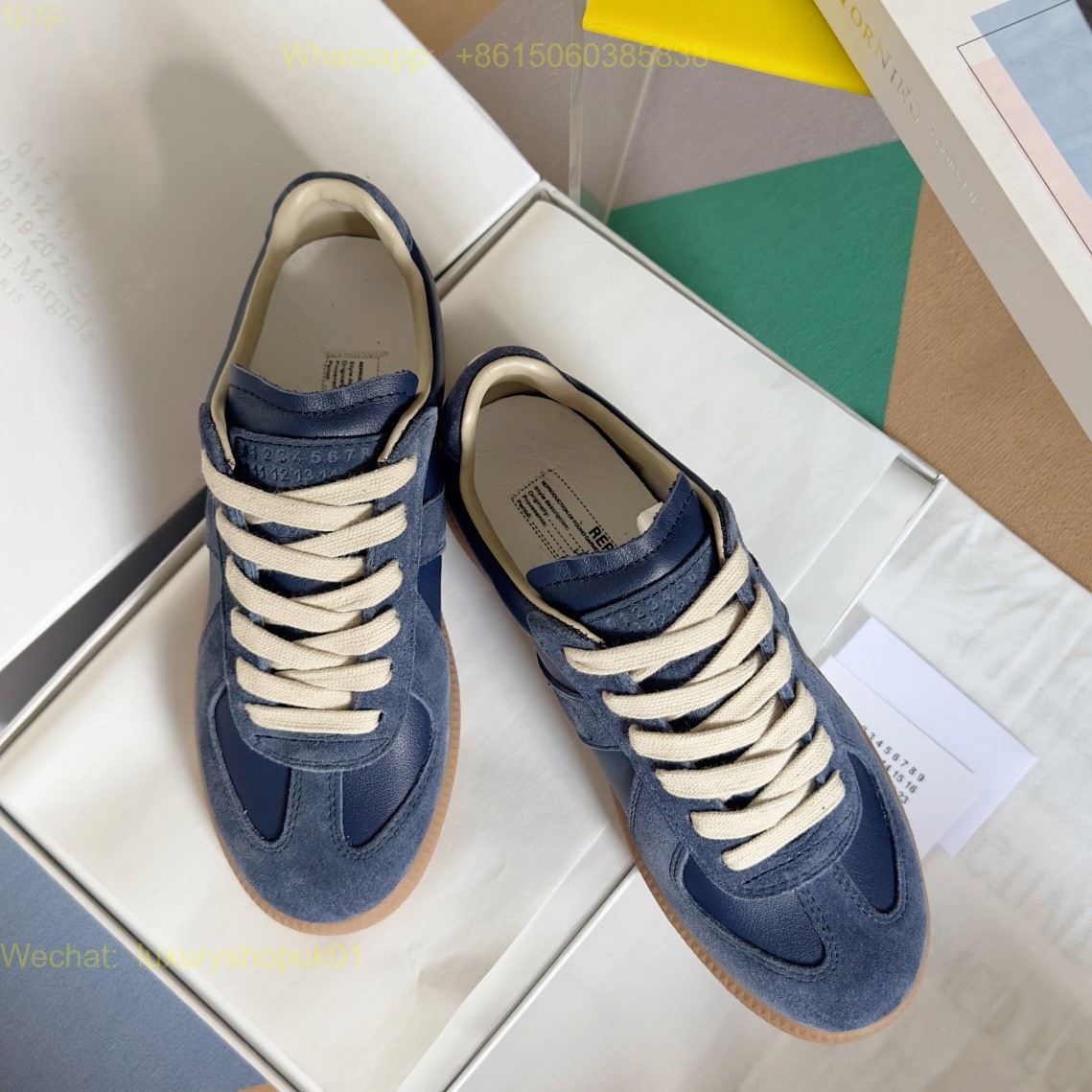 MM6 Maison Margiela lace up Sneaker Women Mens Shoes