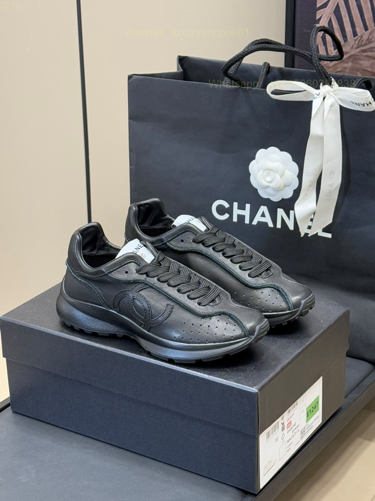 Chanel Sneaker CC Logo Women Runner Shoes