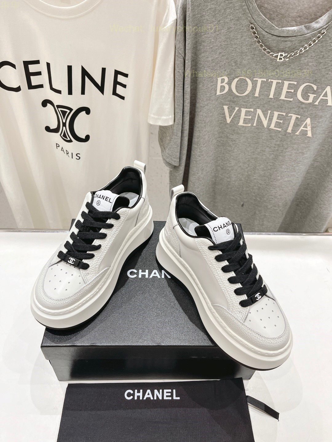 Chanel Platform Sneaker CC Logo Women Shoes