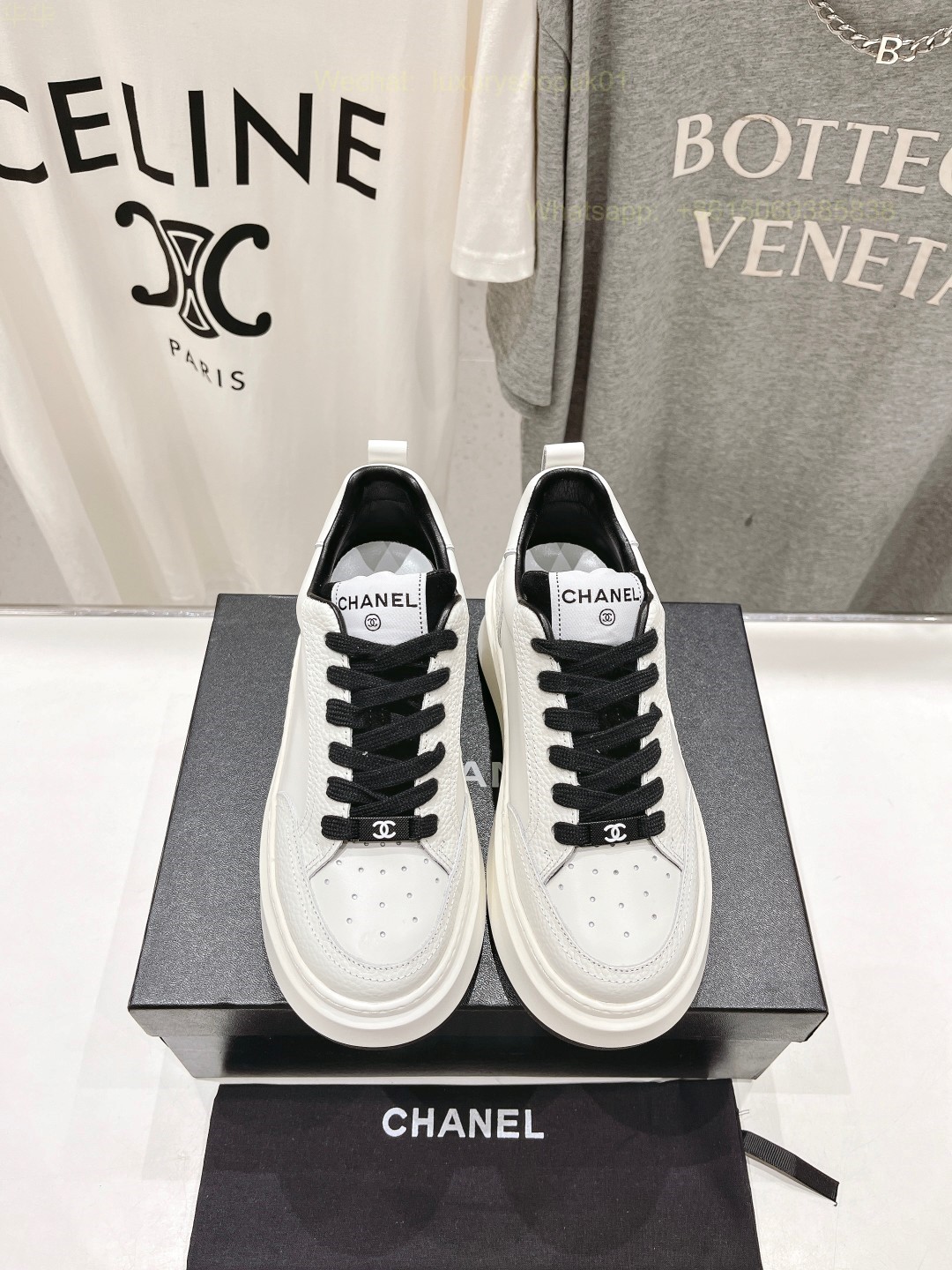 Chanel Platform Sneaker CC Logo Women Shoes
