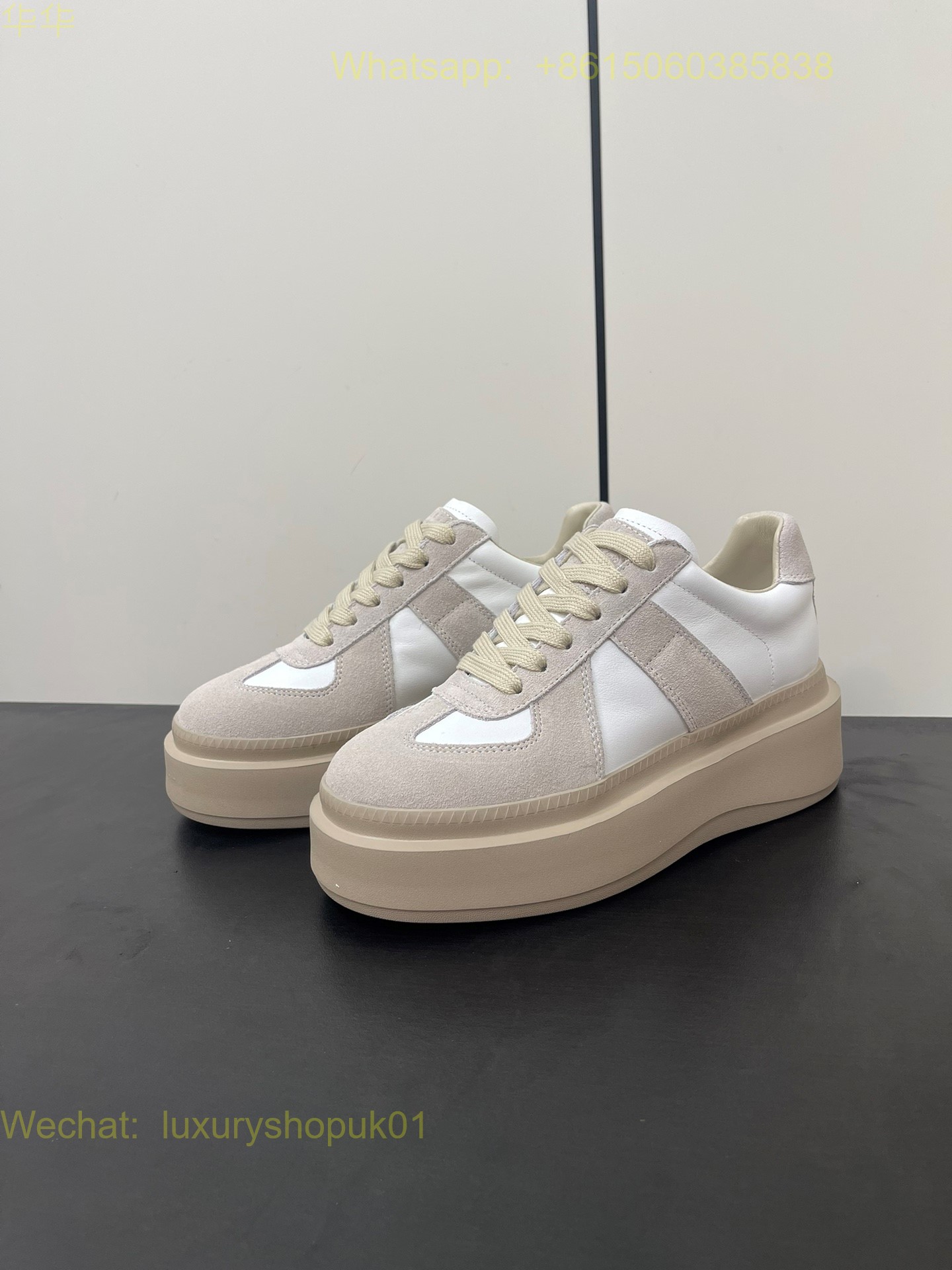 MM6 Maison Margiela Gambetta leather sneakers Women Shoes